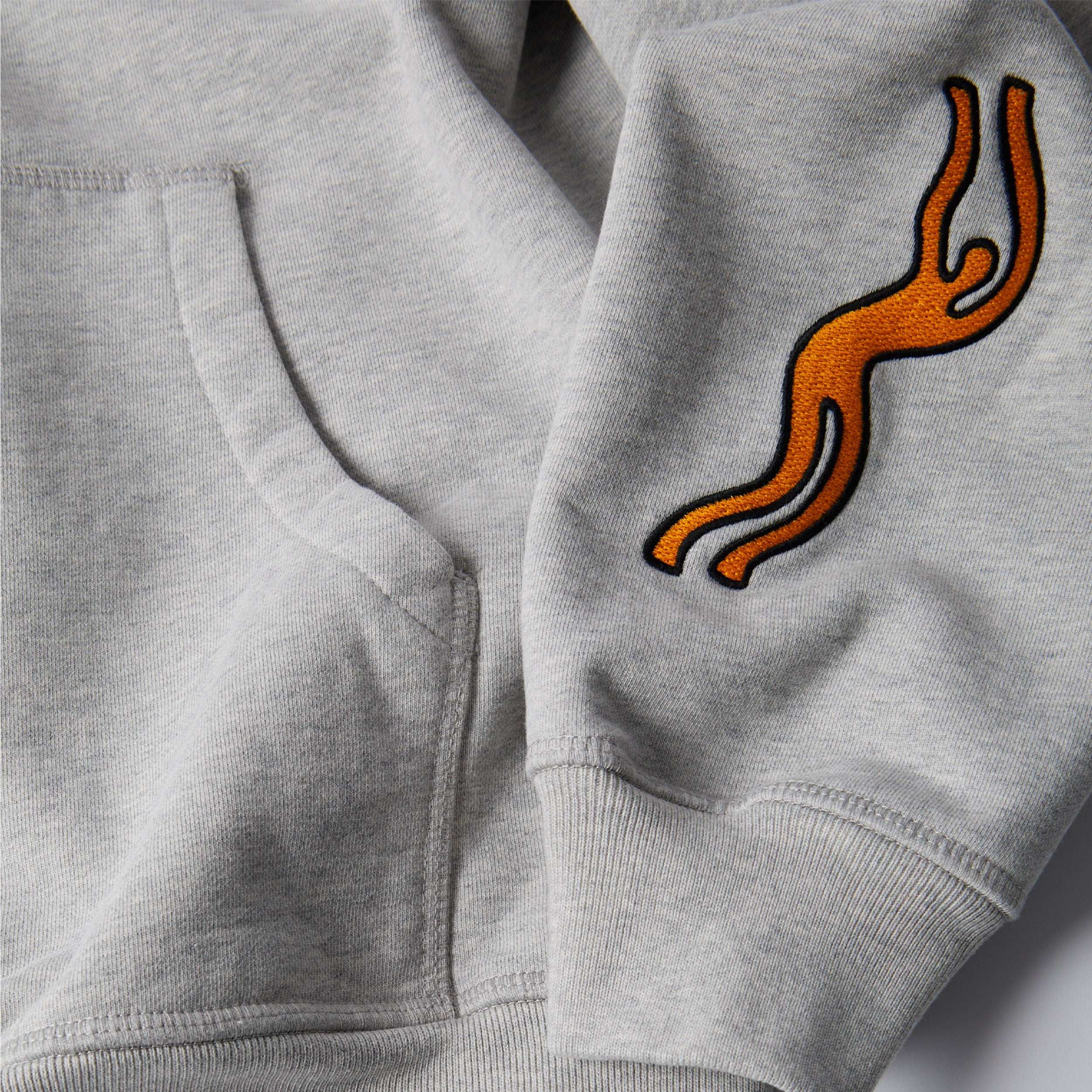 Parra - La Chambre Nuit Hooded Sweatshirt - Heather Grey