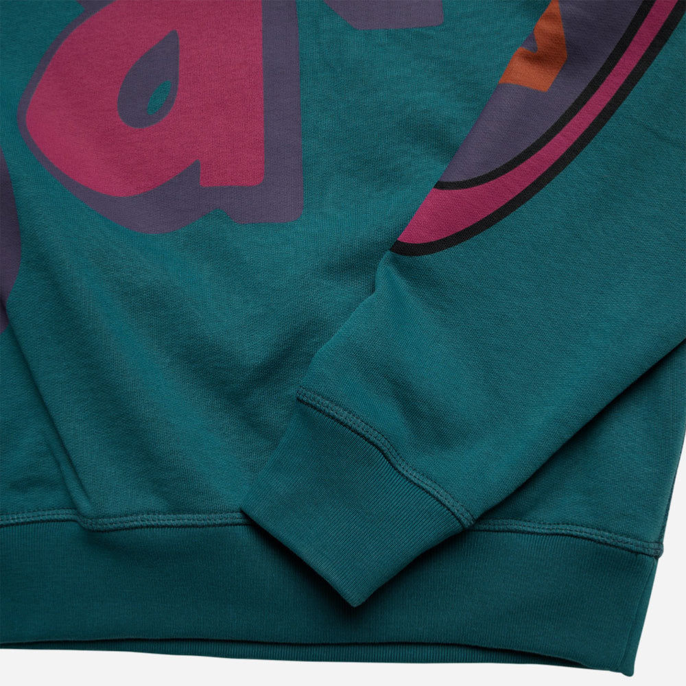 PARRA - LOUDNESS CREW NECK SWEATSHIRT - Coral Blue