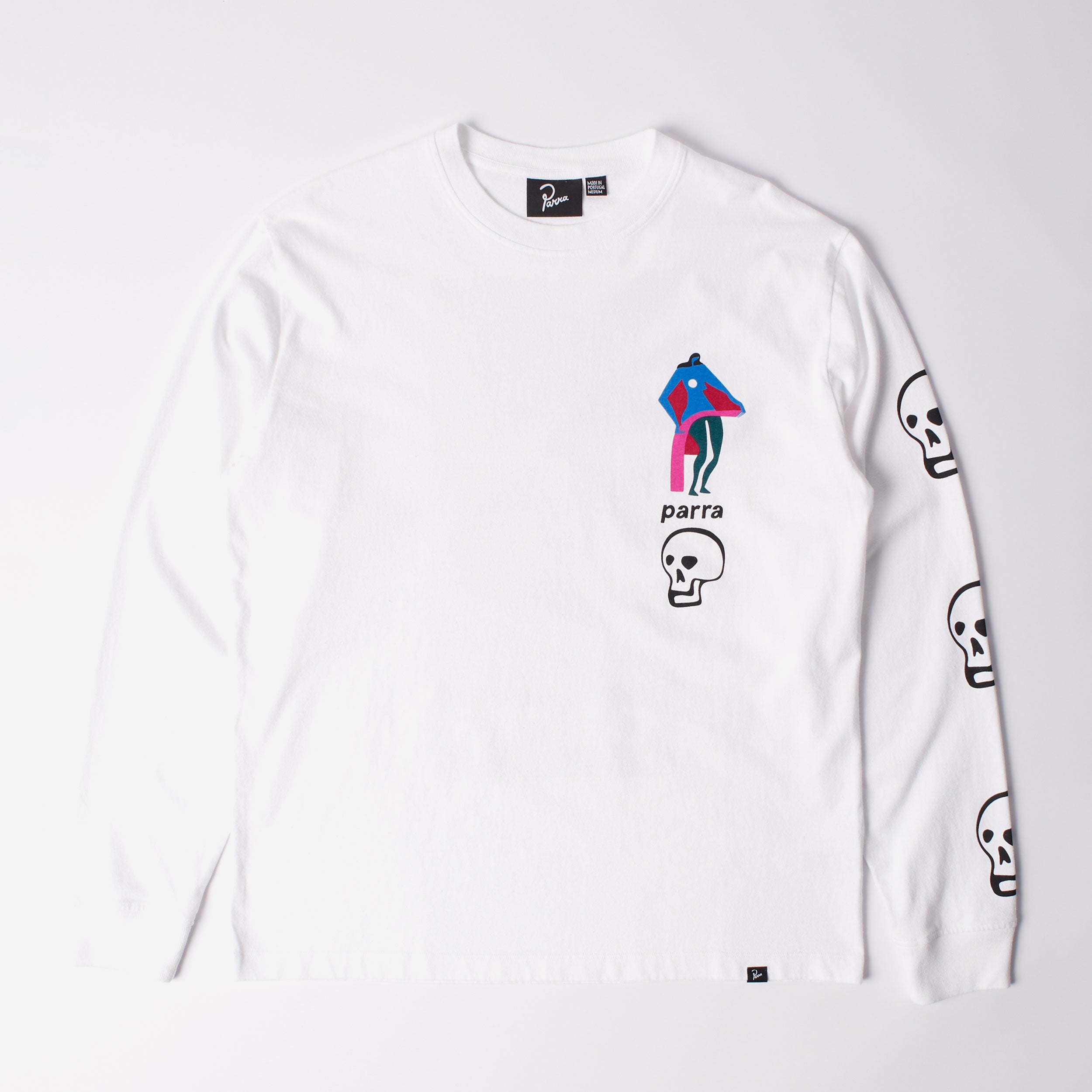 Parra - Lowering the bar long sleeve t-shirt - White