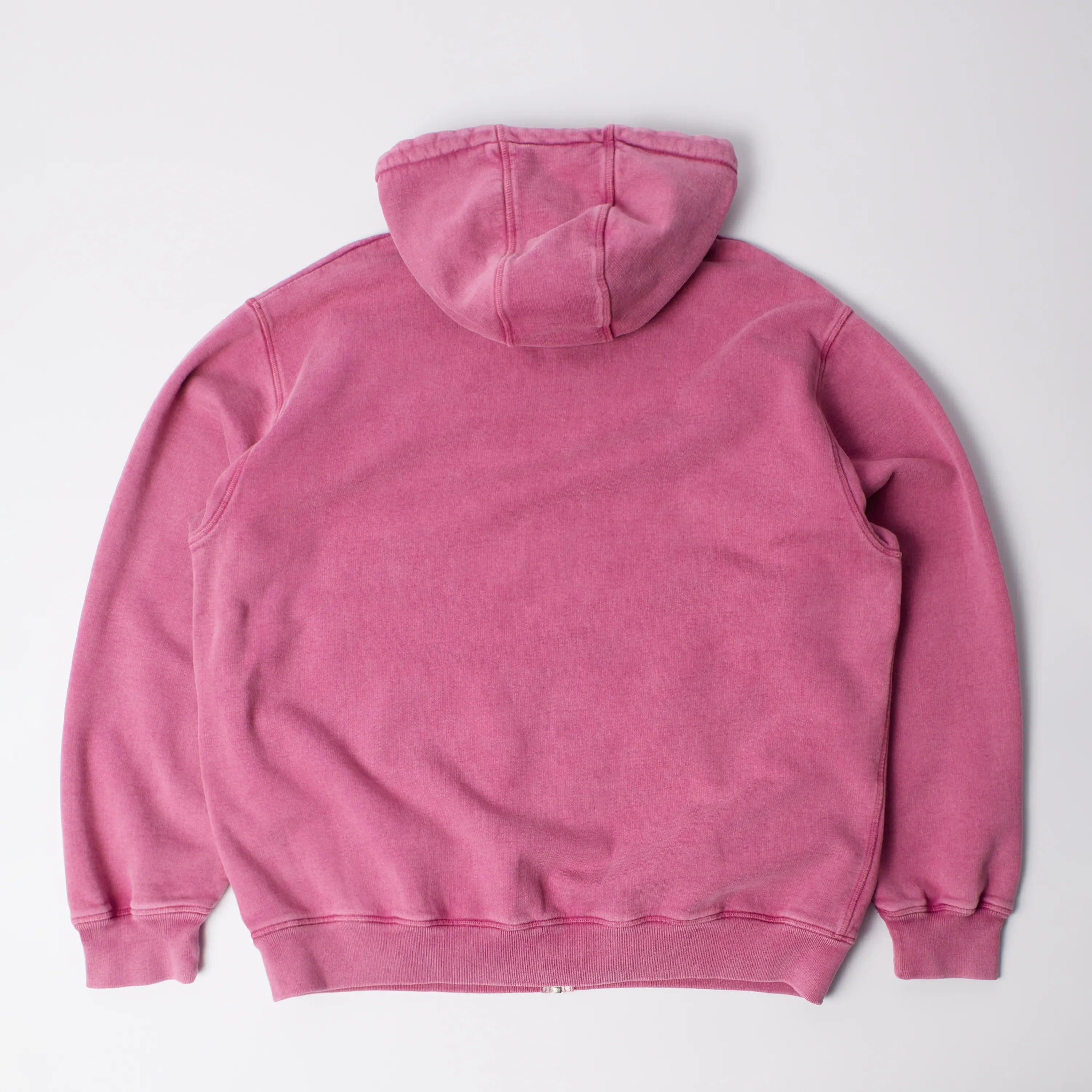 Parra - Not Fade Away Zip Hooded Sweatshirt Washed Tyrian Purple