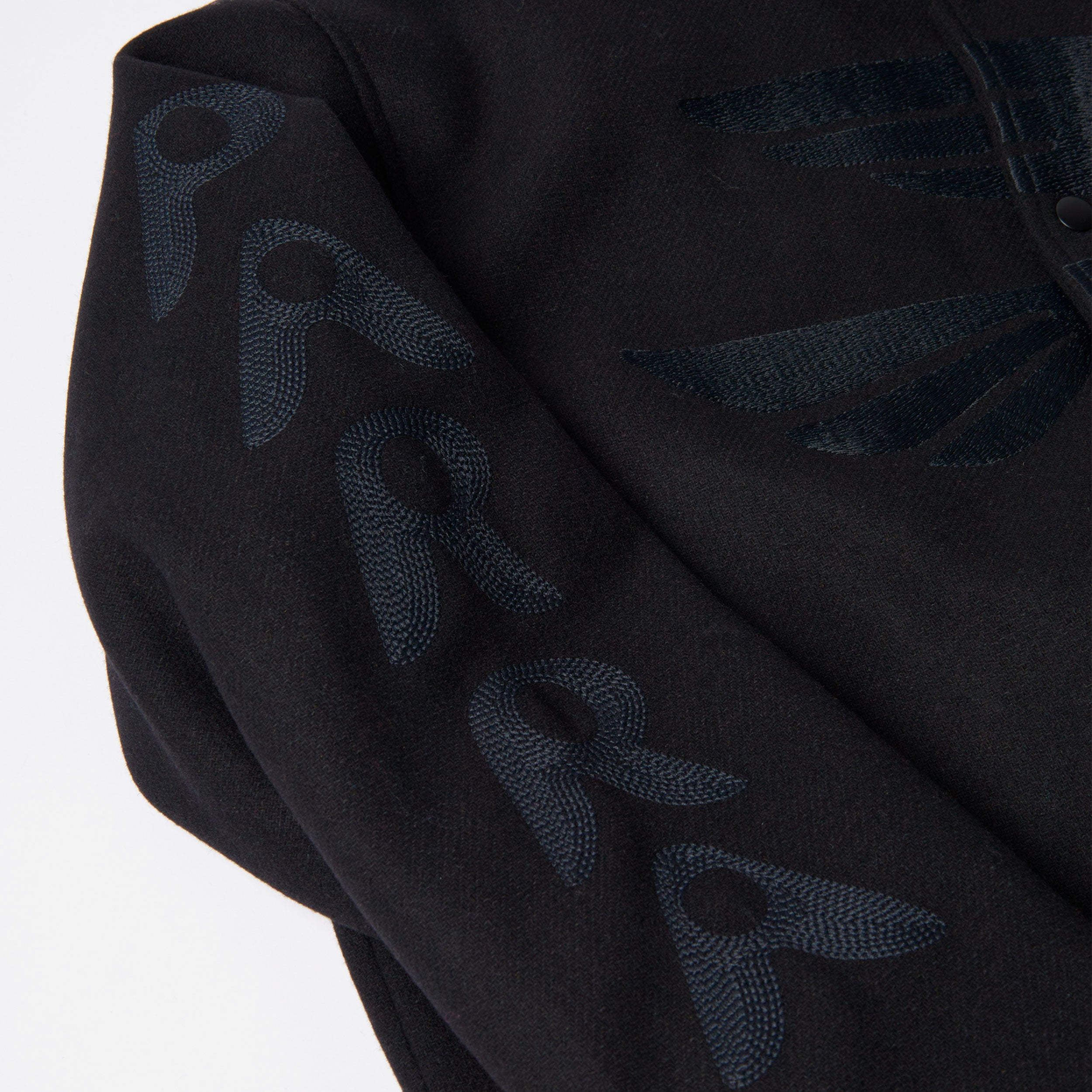 Parra - Not Movie Quality Varsity Jacket - Black