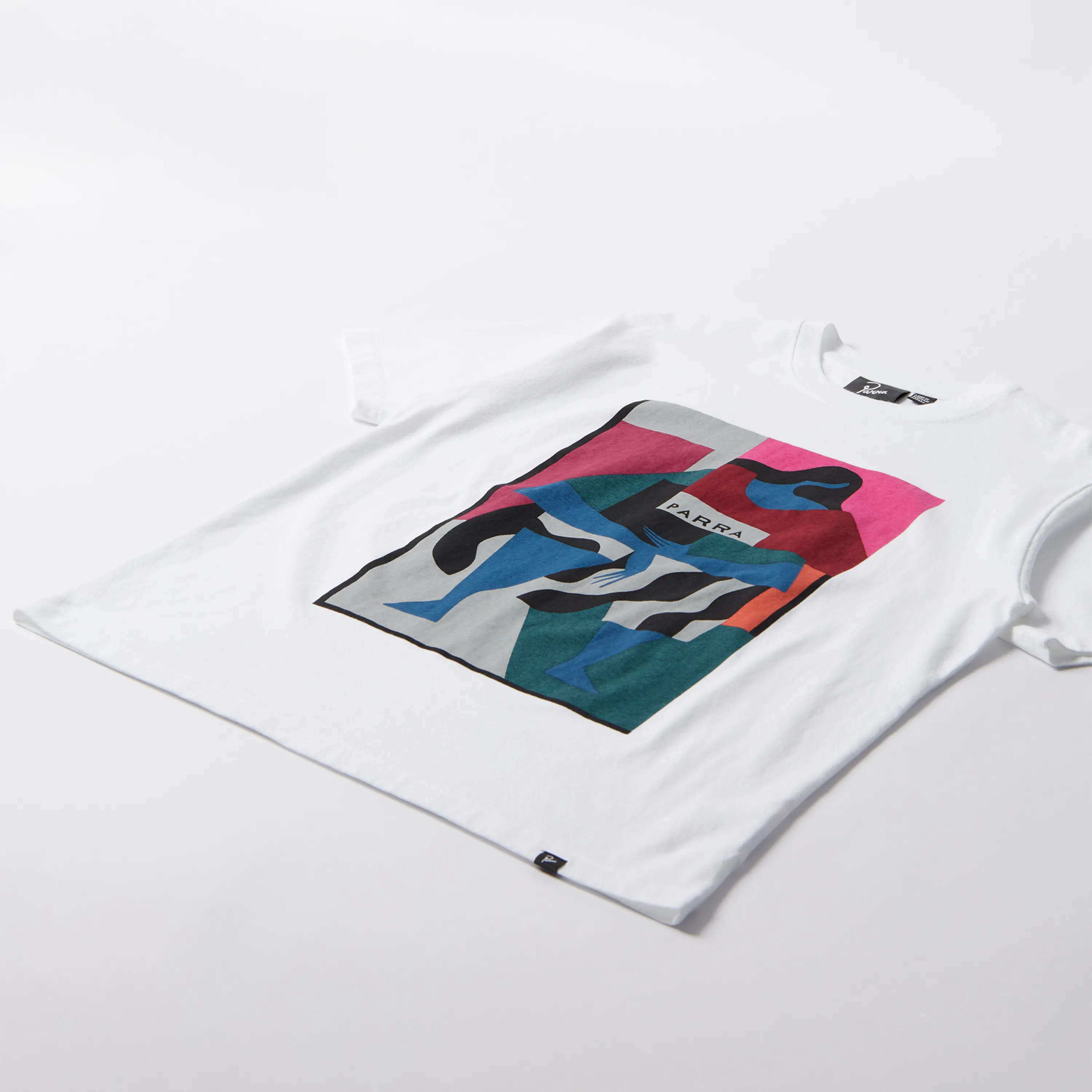 Parra - Reading The Square T-Shirt White