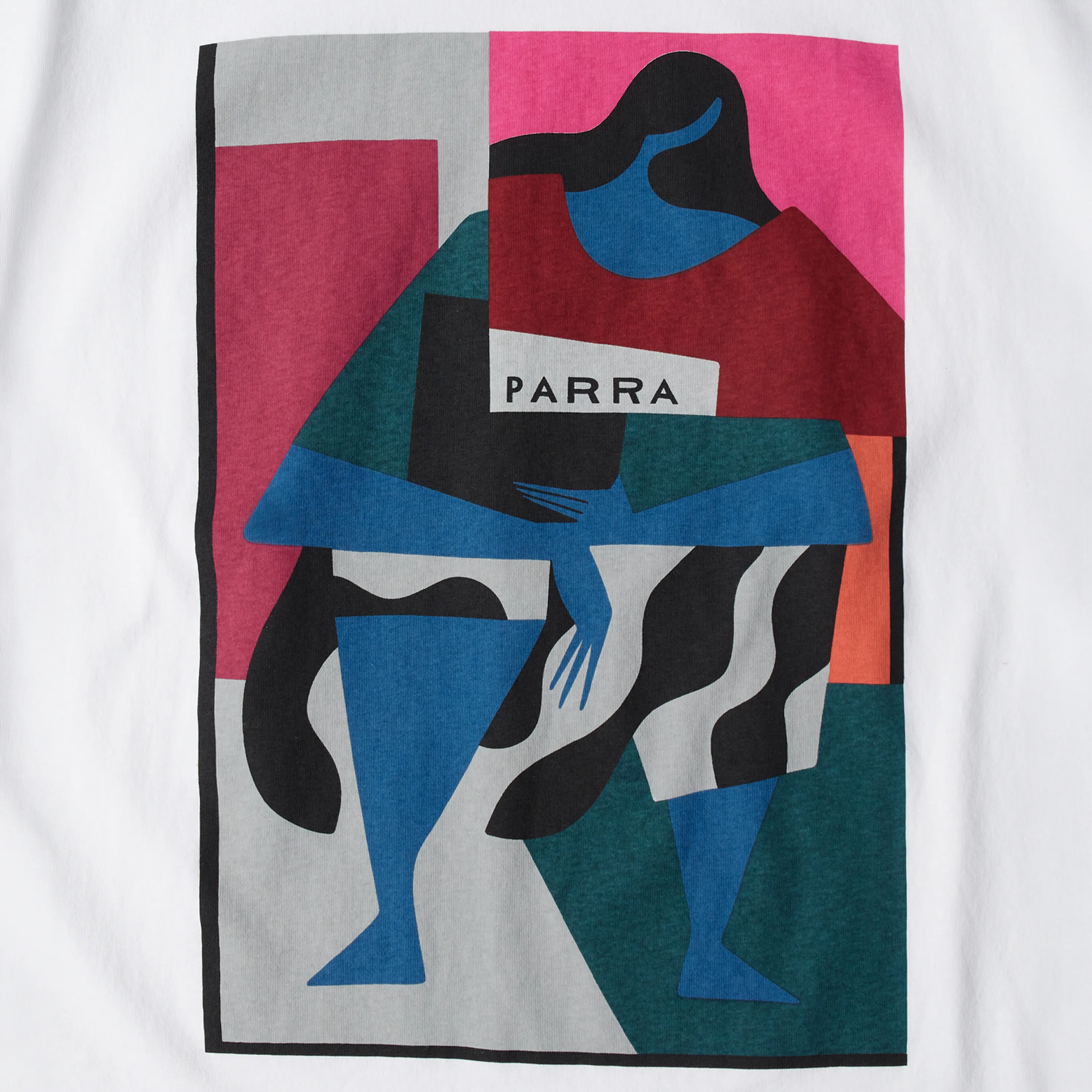Parra - Reading The Square T-Shirt White