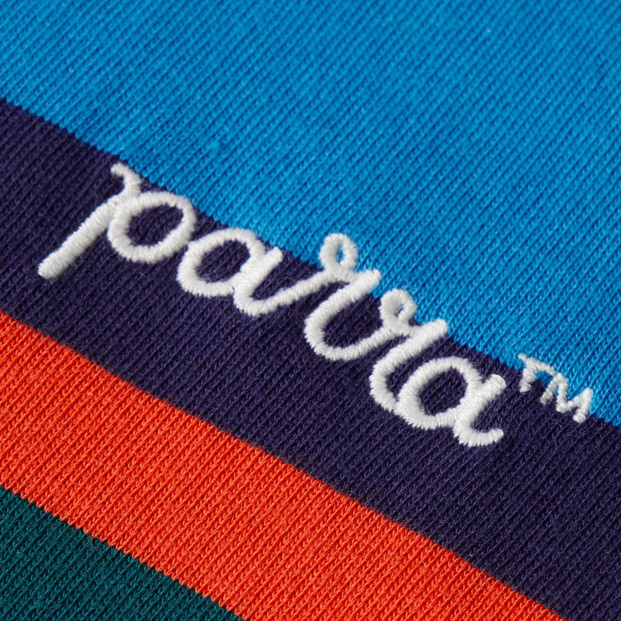 Parra - Script Striped T-Shirt - Blue