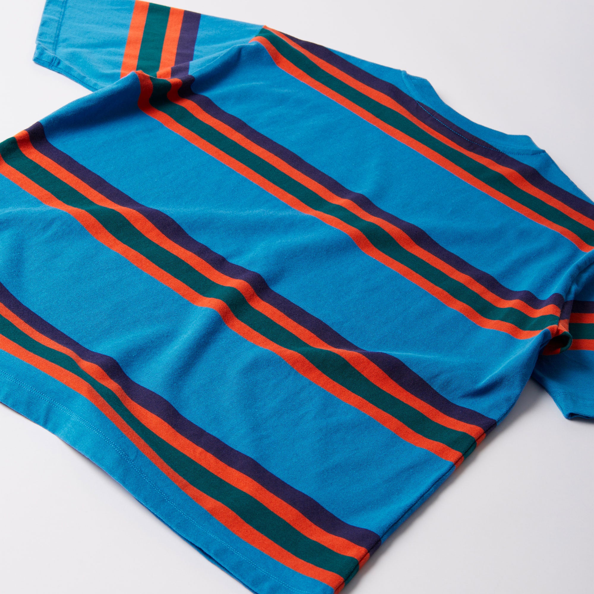 Parra - Script Striped T-Shirt - Blue