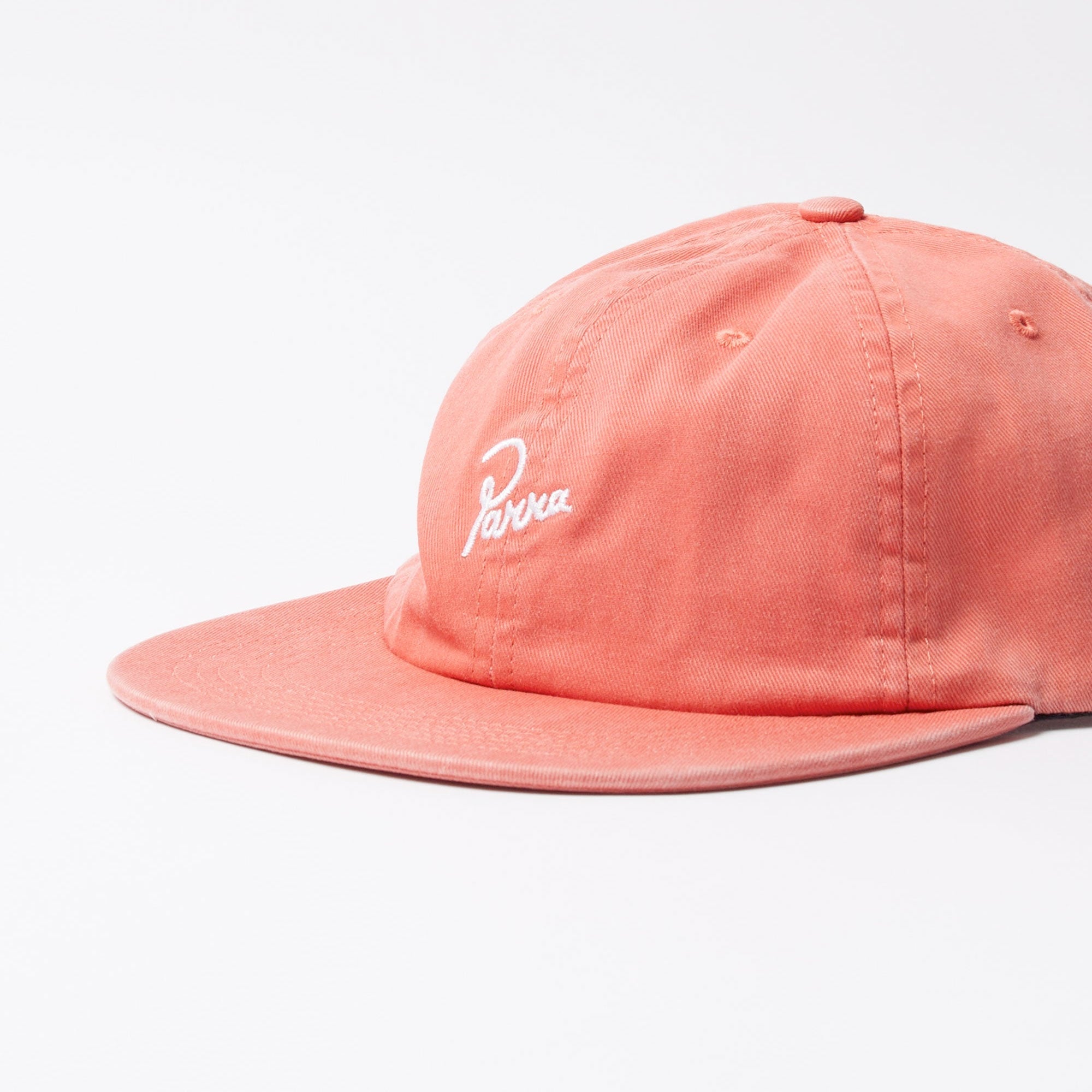 Parra - Signature 6 Panel Hat - Washed Out Red