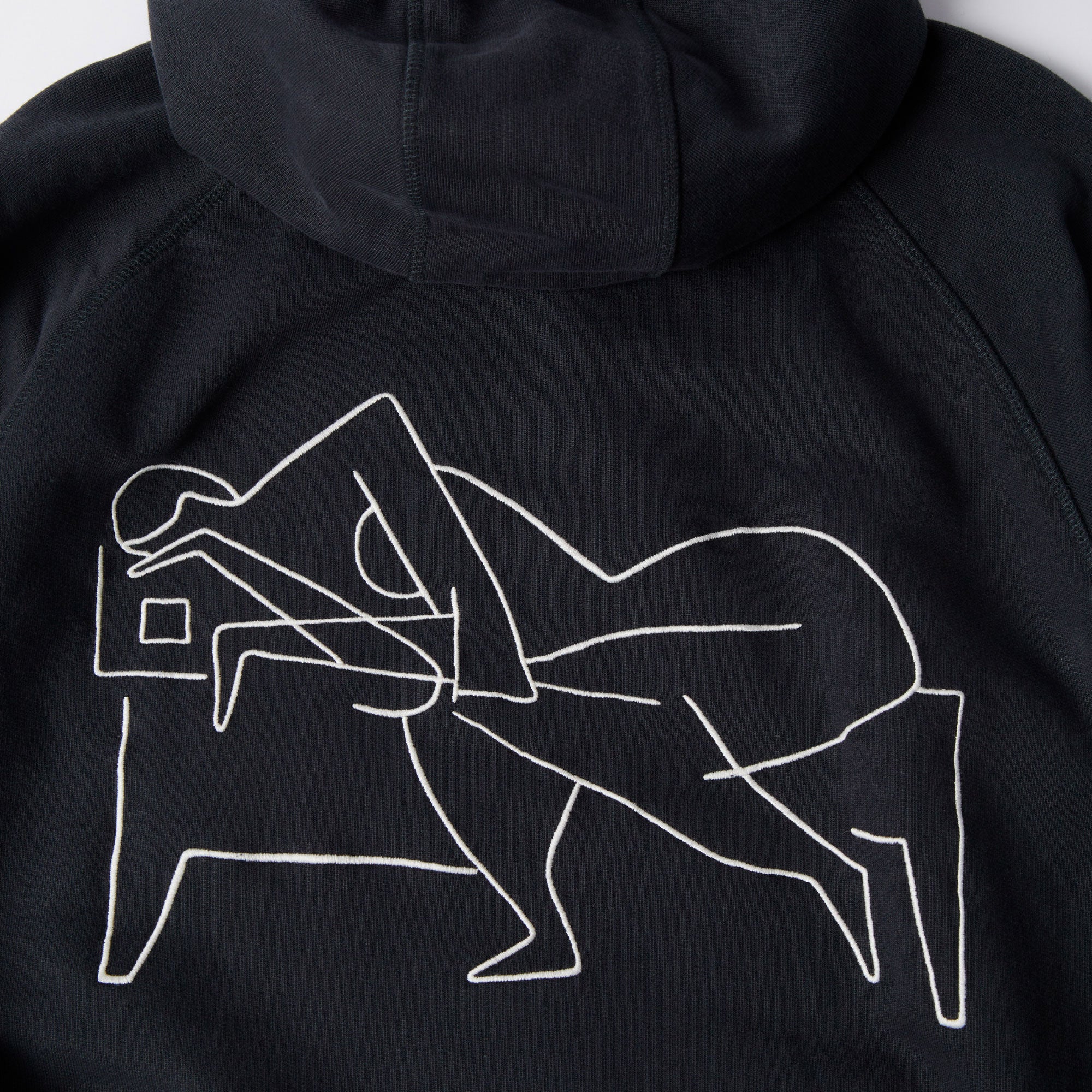 Parra -Sleep now Hooded Sweatshirt - Black