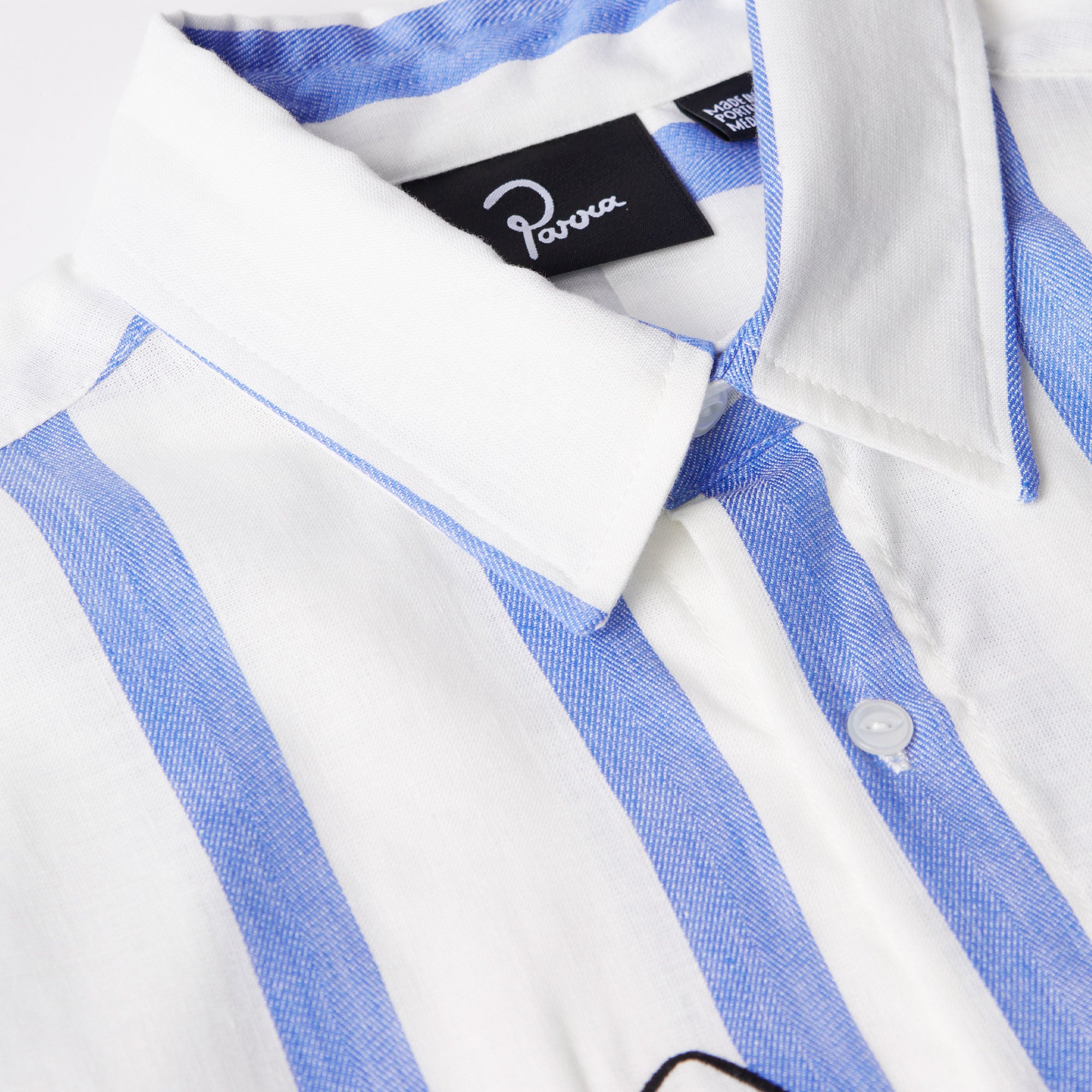 Parra - Sleep Now Short Sleeve Shirt - Blue