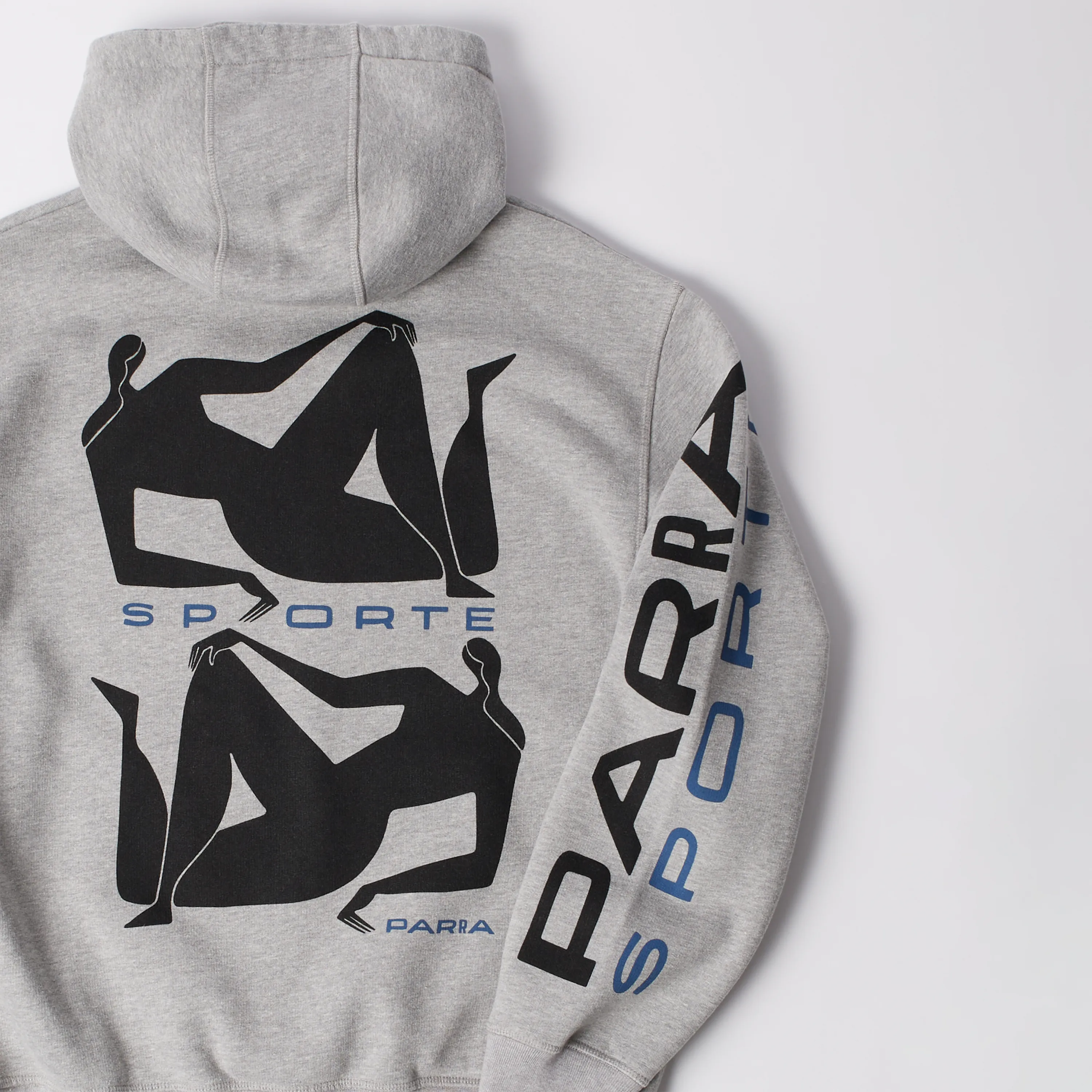 Parra - Sporte Hooded Sweatshirt Heather Grey