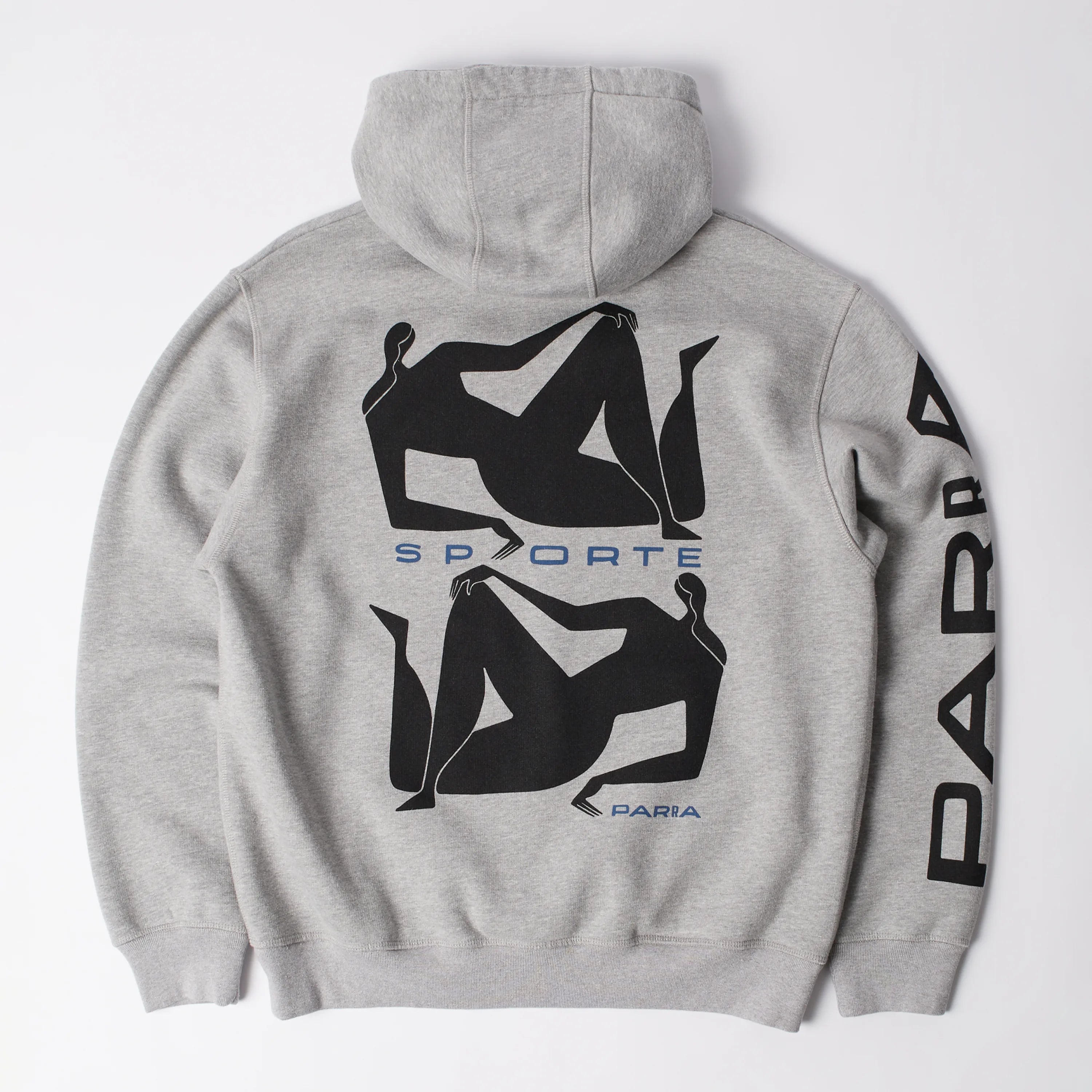 Parra - Sporte Hooded Sweatshirt Heather Grey