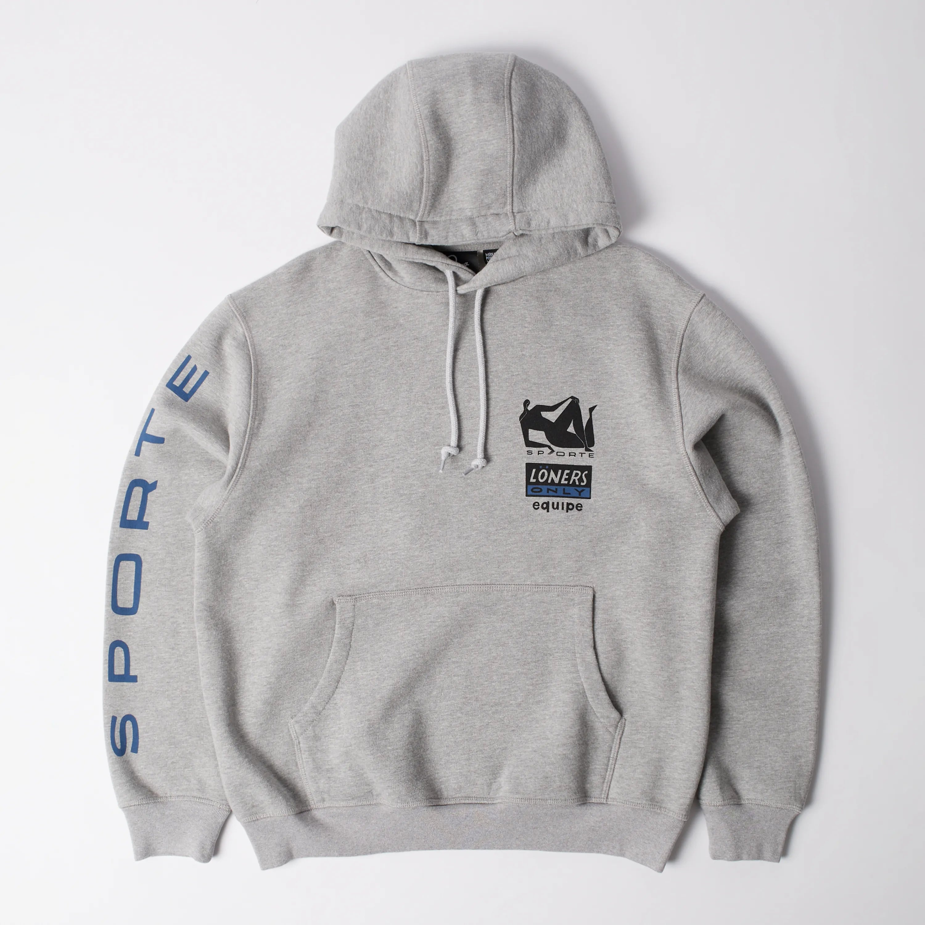 Parra - Sporte Hooded Sweatshirt Heather Grey