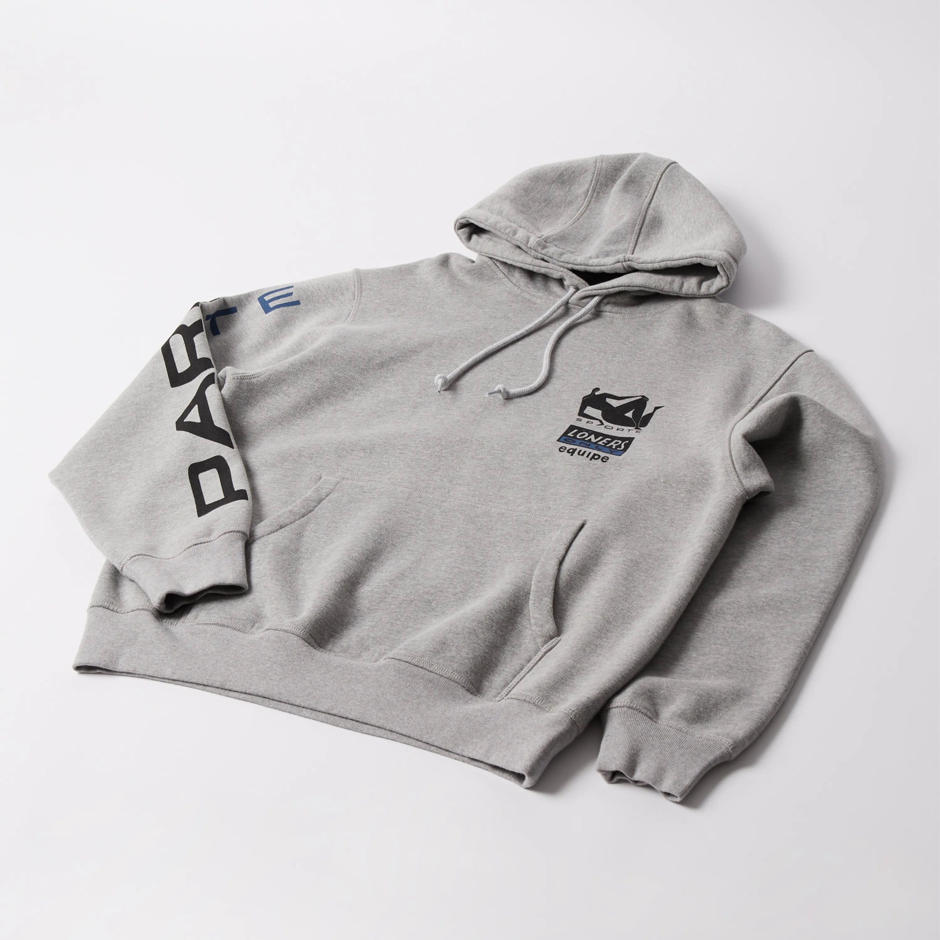 Parra - Sporte Hooded Sweatshirt Heather Grey