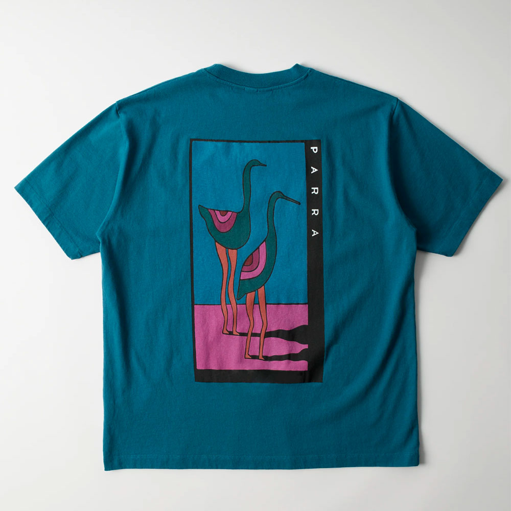 Parra - The Stand Off T -shirt - Deep Sea Green