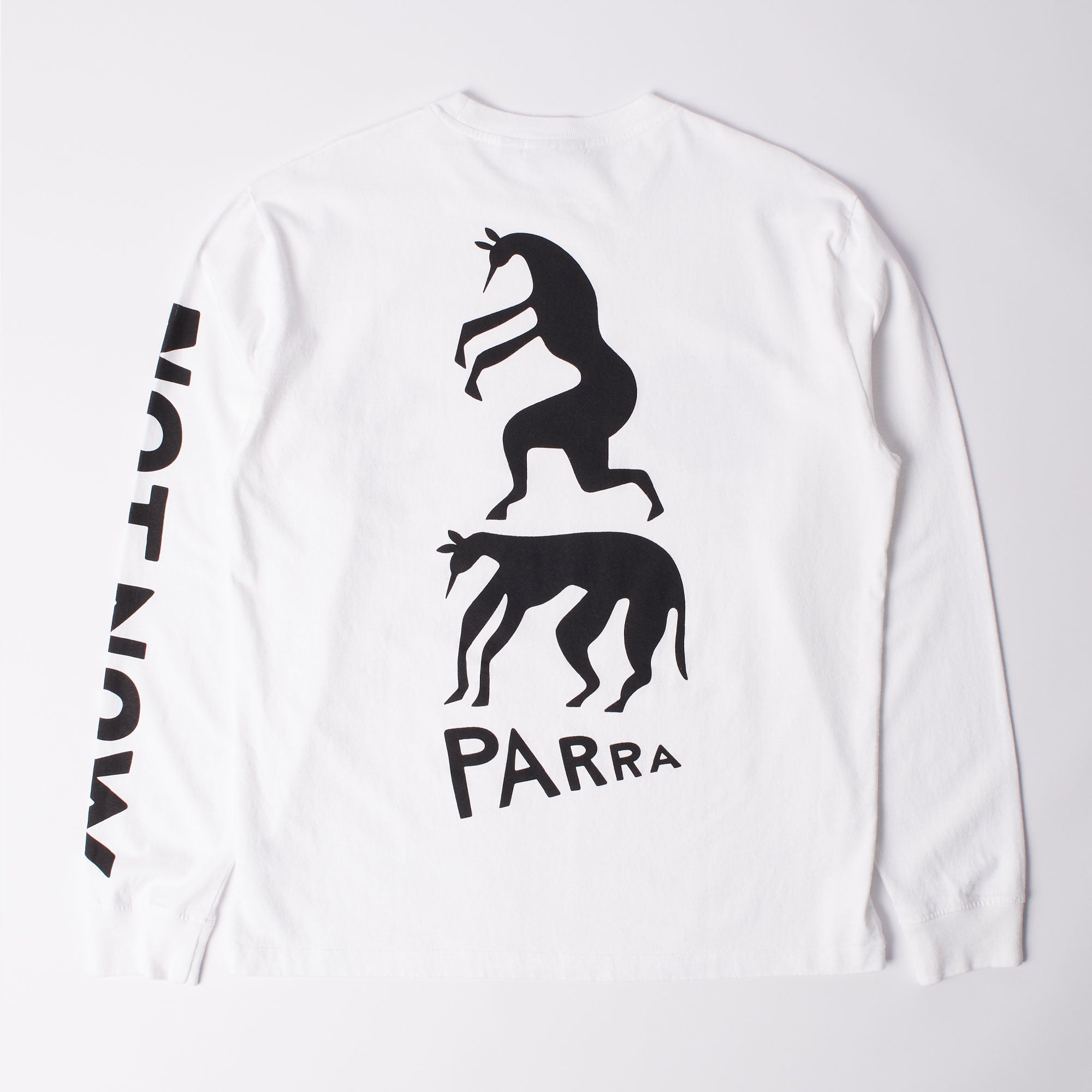 Parra - There will be not long sleeve t-shirt - White