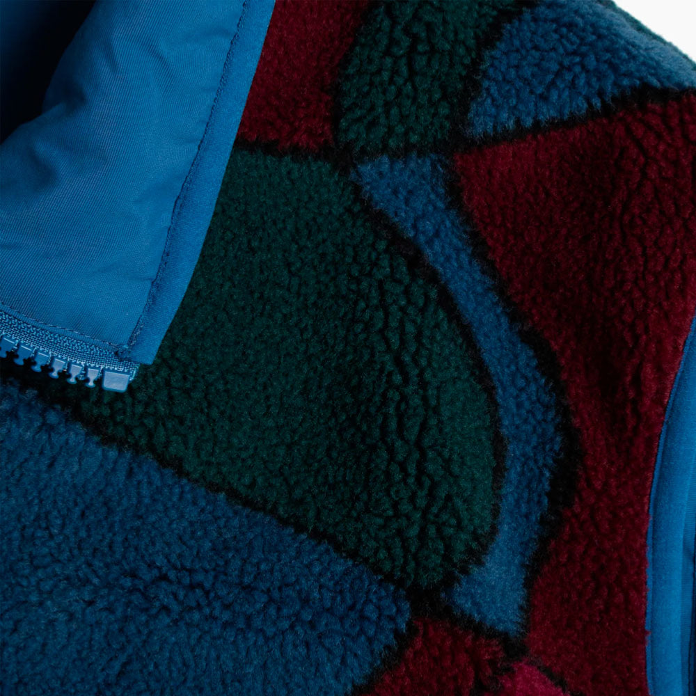 PARRA - TREES IN WIND REVERSIBLE VEST - Blue