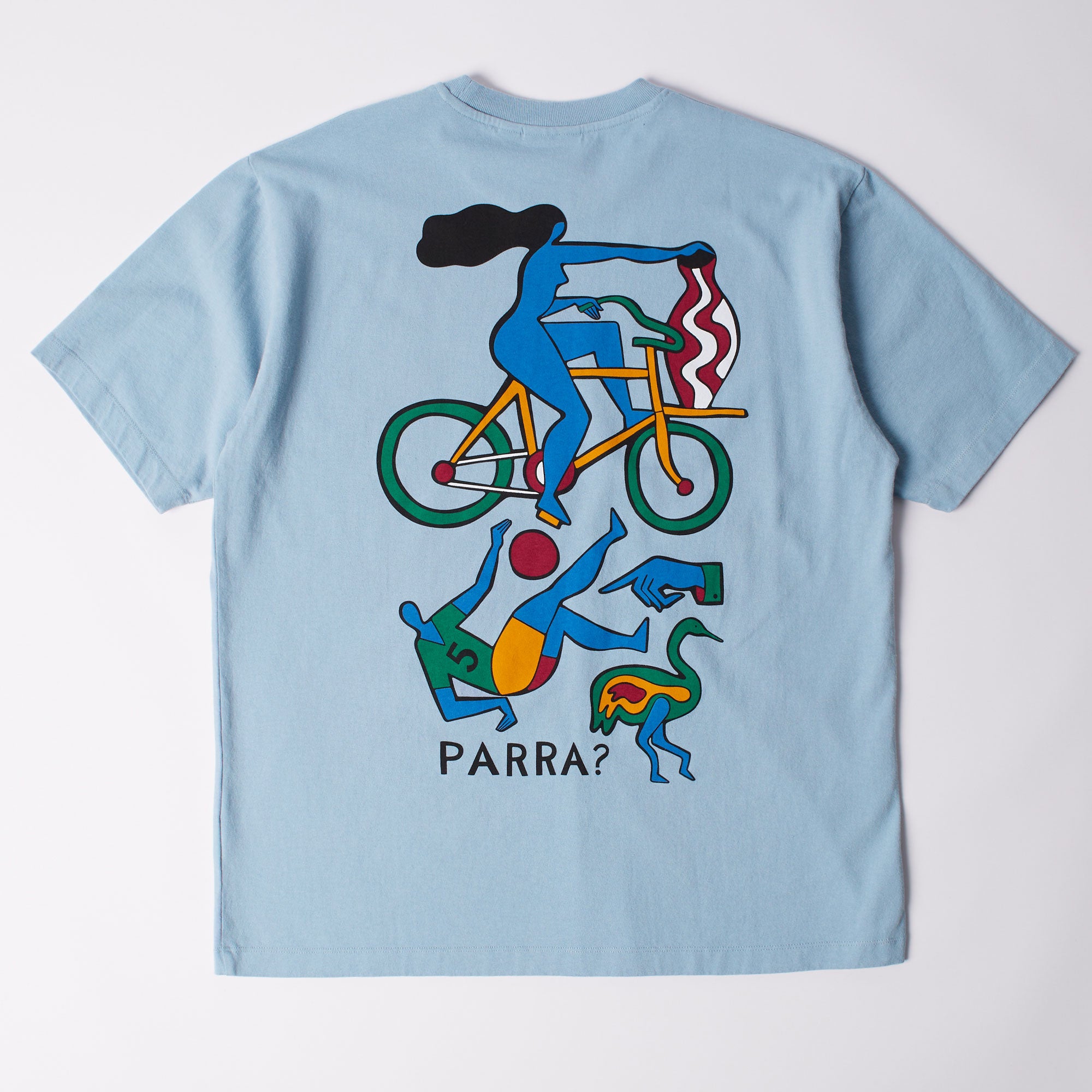Parra - Vase Delivery T-Shirt - Light Blue