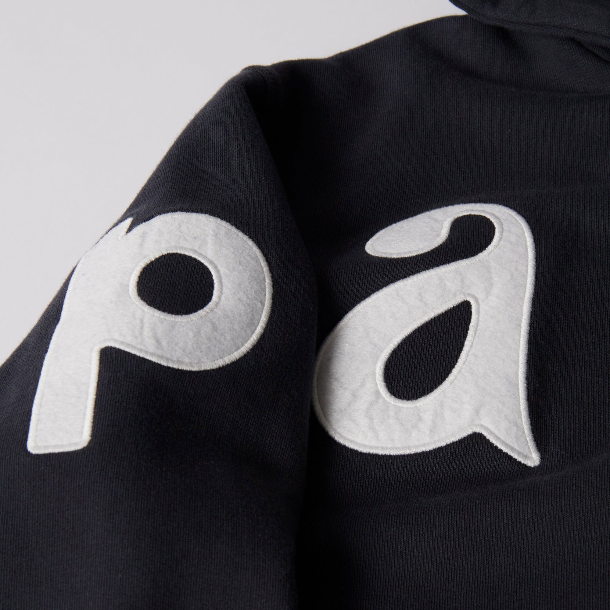 Parra - Word Salad Zip Hooded Sweatshirt - Dark Navy