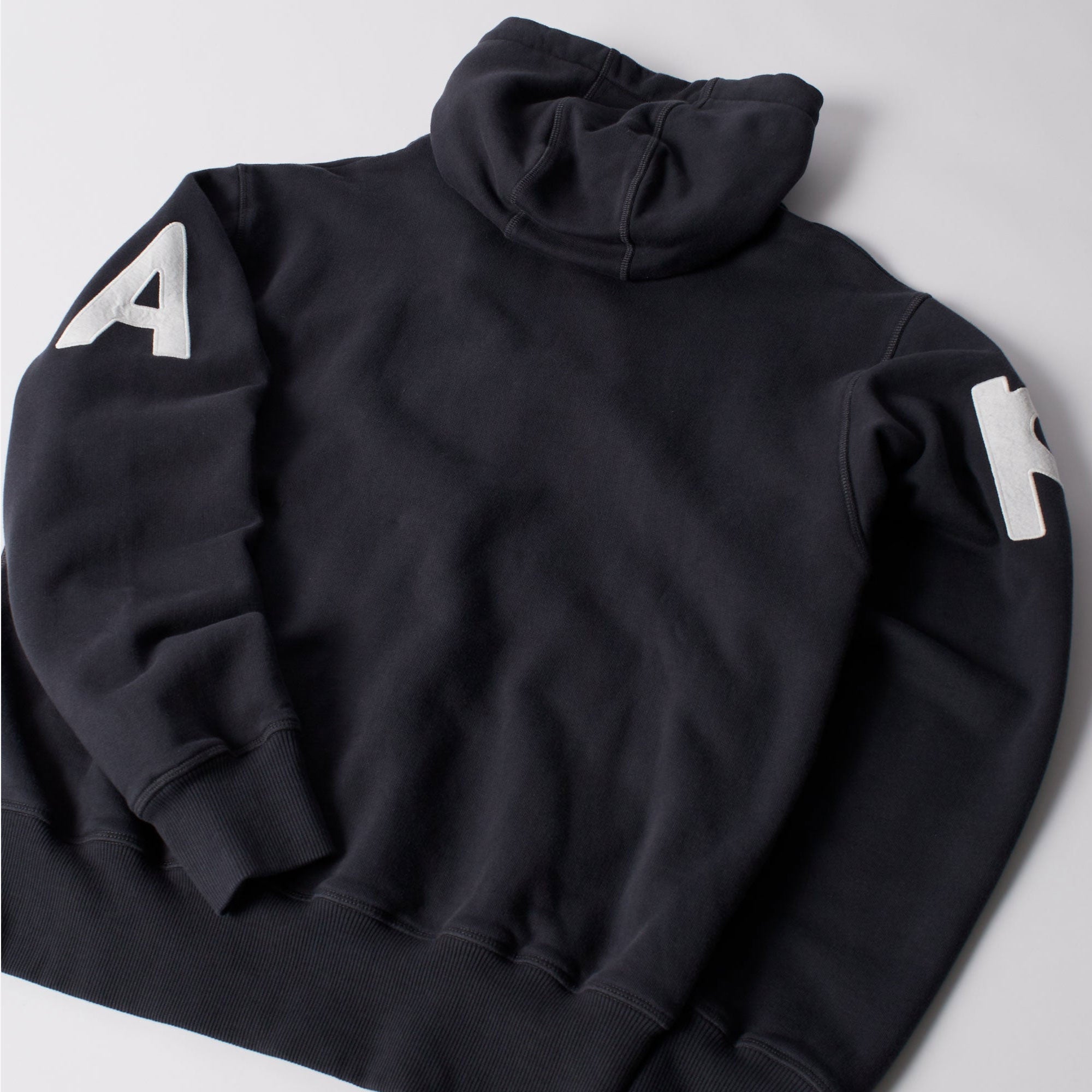 Parra - Word Salad Zip Hooded Sweatshirt - Dark Navy