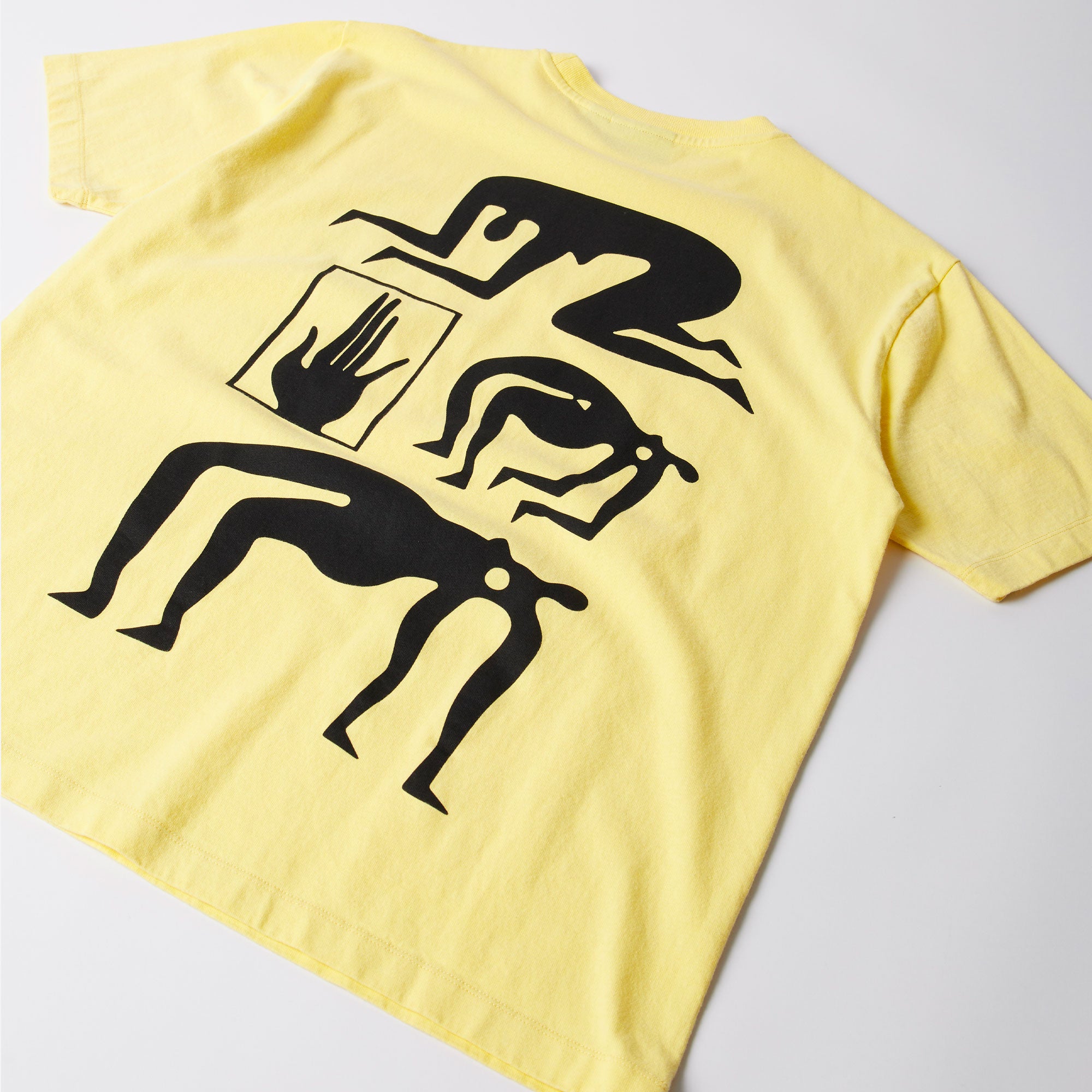 Parra - Yoga discounts t-shirt - Yellow