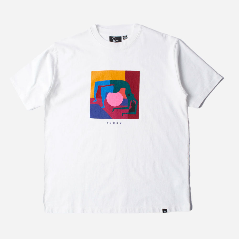 Parra - Yoga Balled T-shirt - White