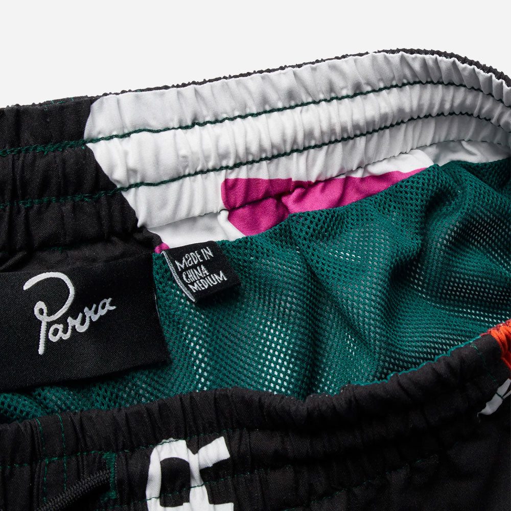 PARRA - BEACHED IN WHITE SWIM SHORTS - Multi