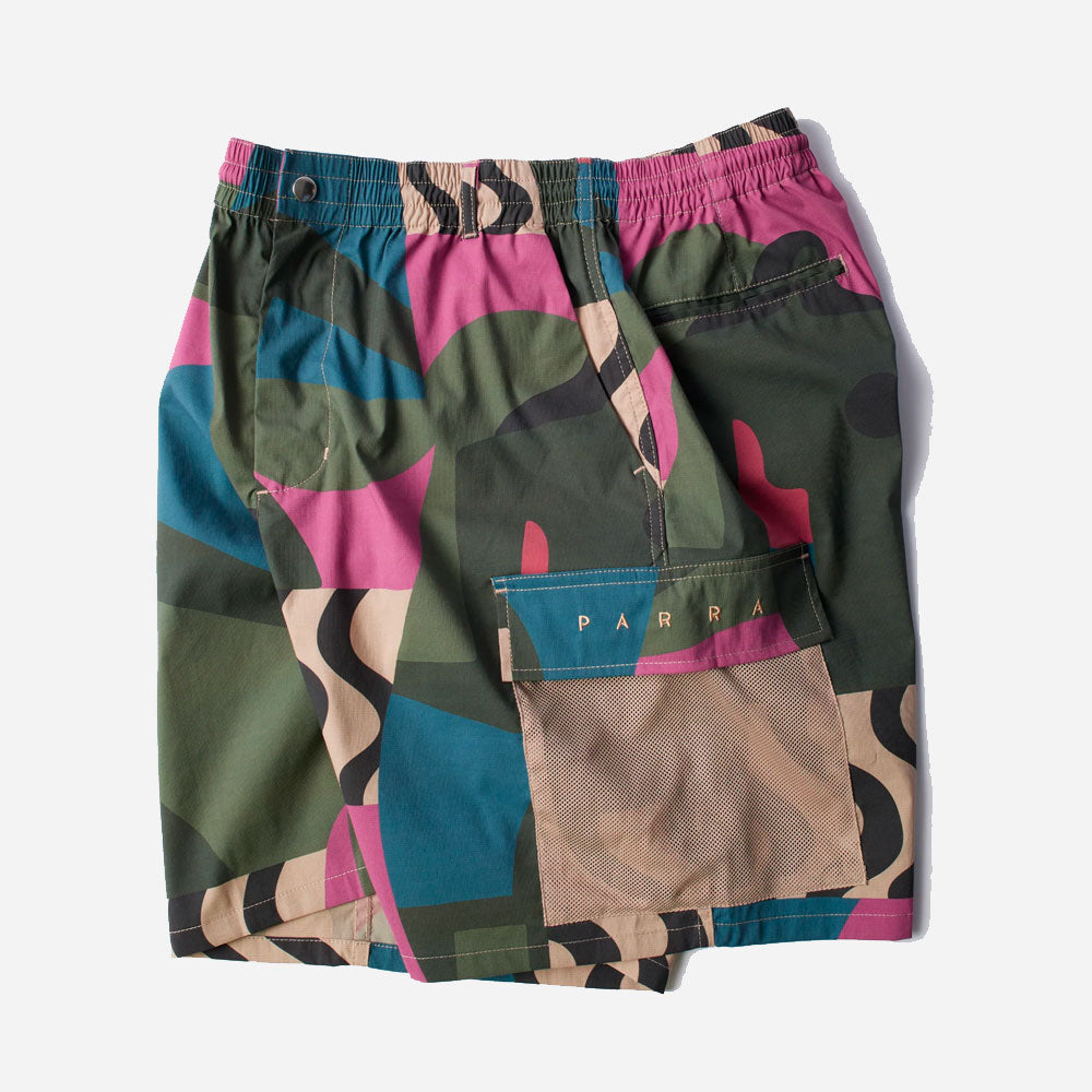 Parra - Distorded Camo Shorts - Pink