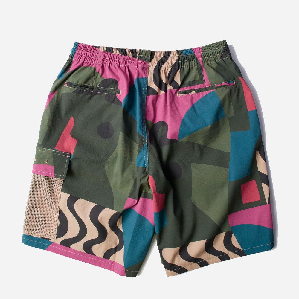 Parra - Distorded Camo Shorts - Pink