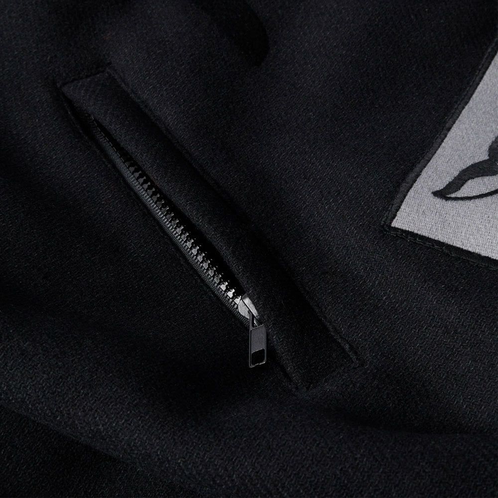 Parra - Dog Faced Varsity Jacket -Black