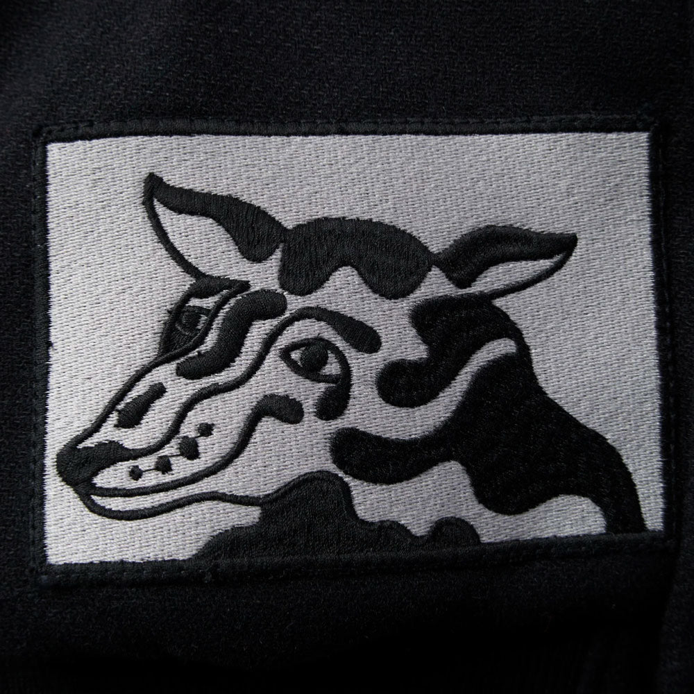 Parra - Dog Faced Varsity Jacket -Black