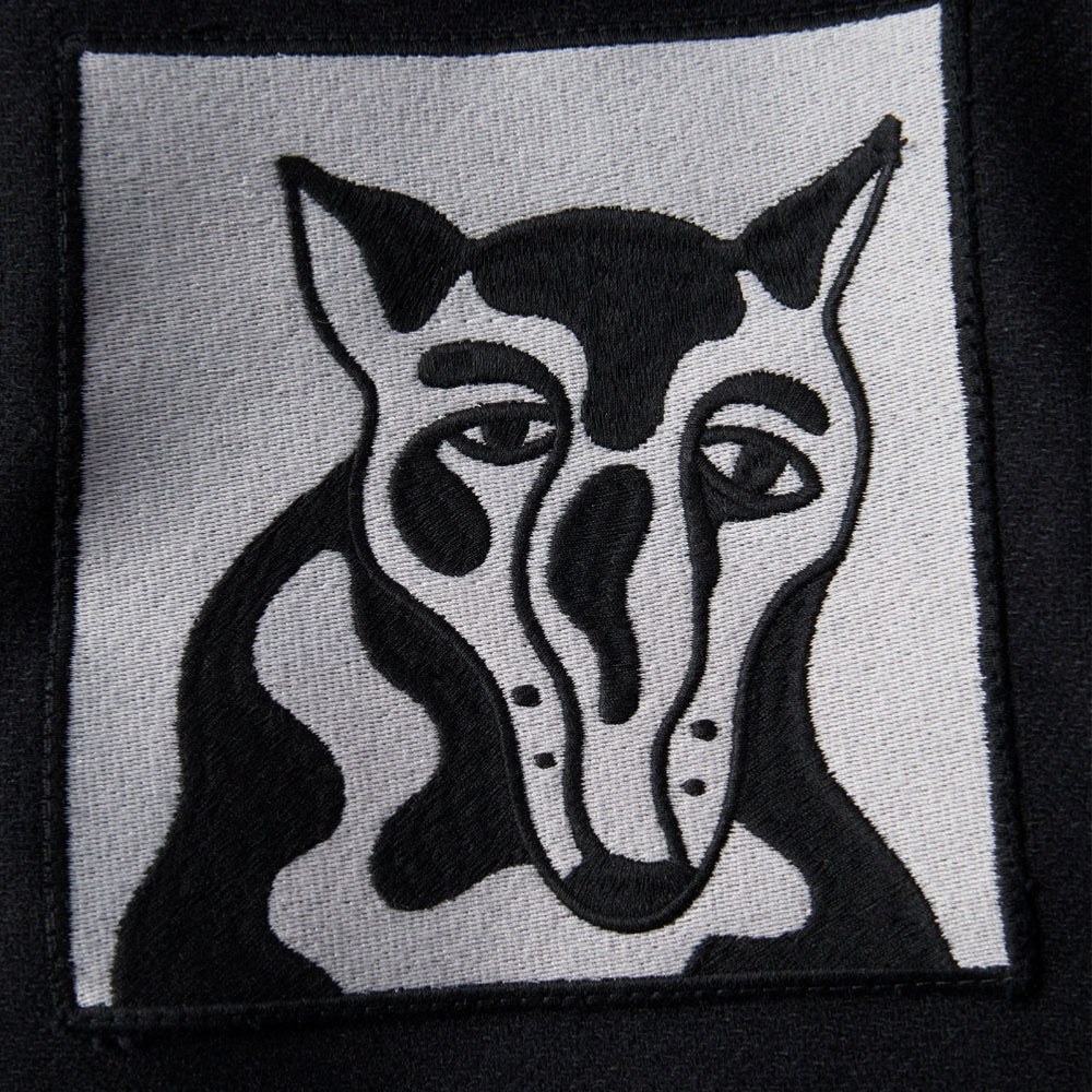 Parra - Dog Faced Varsity Jacket -Black