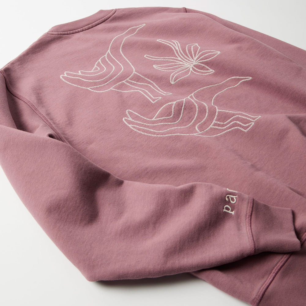 PARRA - DUCK ATTACK CREW NECK SWEATSHIRT - Dusty Rose