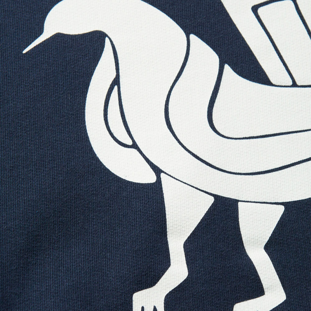 PARRA - FANCY PIGEON CREW NECK SWEATSHIRT - Midnight Blue