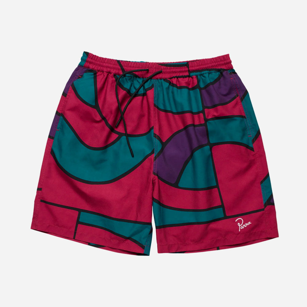 PARRA - MOUNTAIN WAVES SWIM SHORTS - Multi