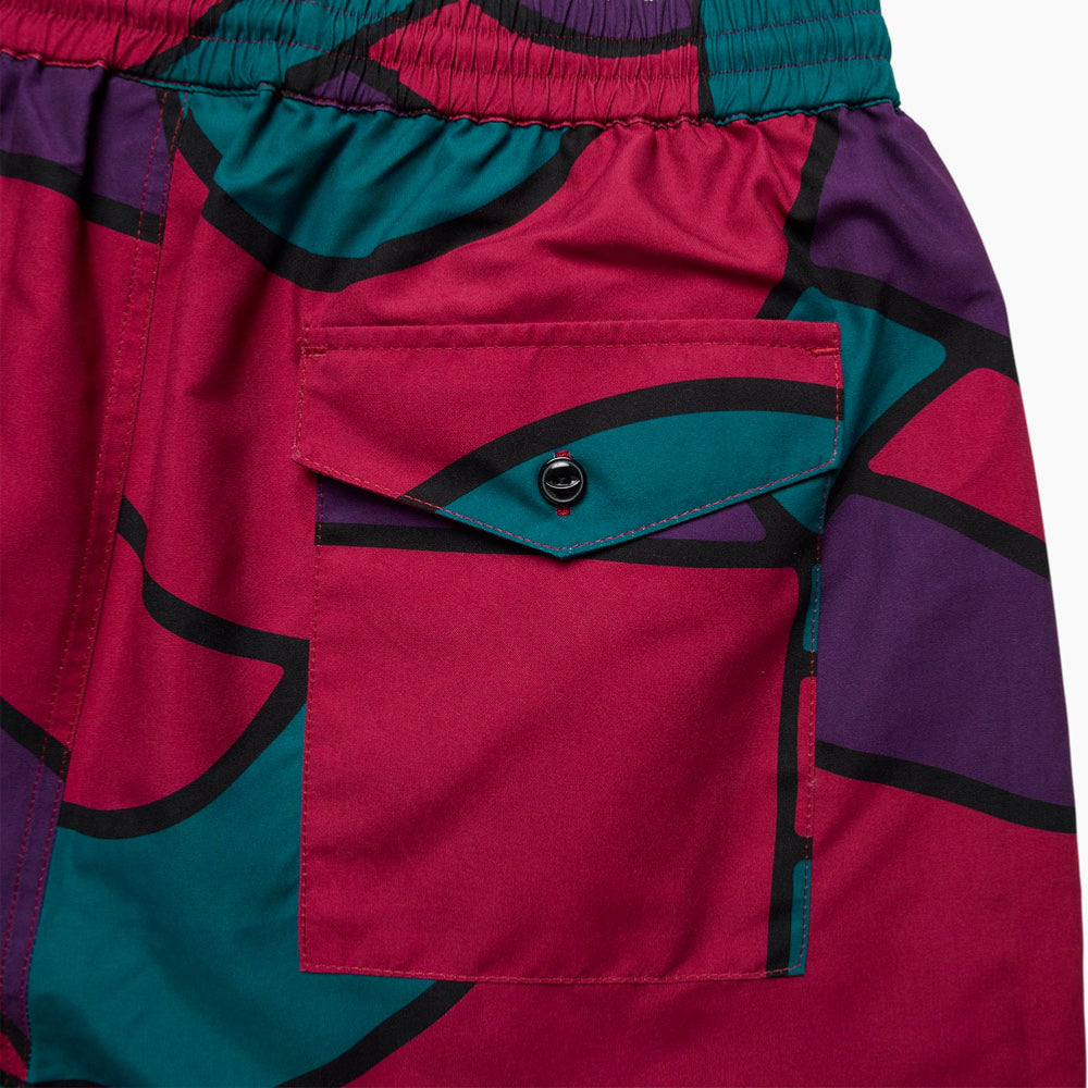 PARRA - MOUNTAIN WAVES SWIM SHORTS - Multi