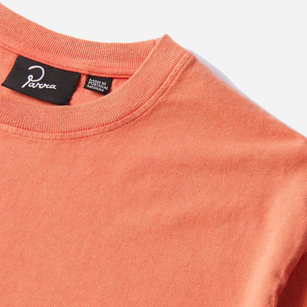 Parra- T-shirt-Tangerine Logo Script