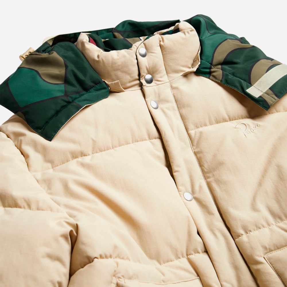 PARRA - TREES IN WIND PUFFER JACKET - Beige
