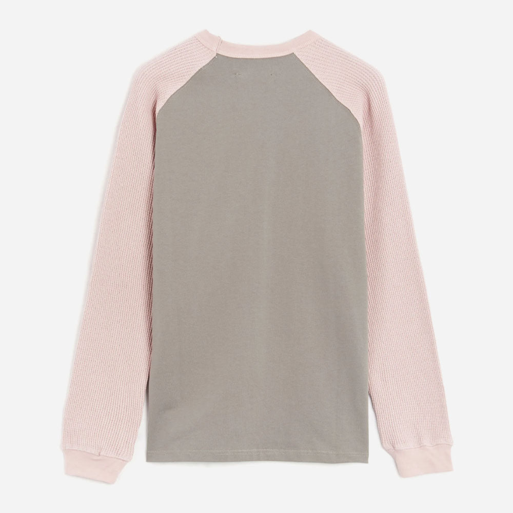 PLEASURES - INTERCOURSE RAGLAN LONG SLEEVE TEE - Grey
