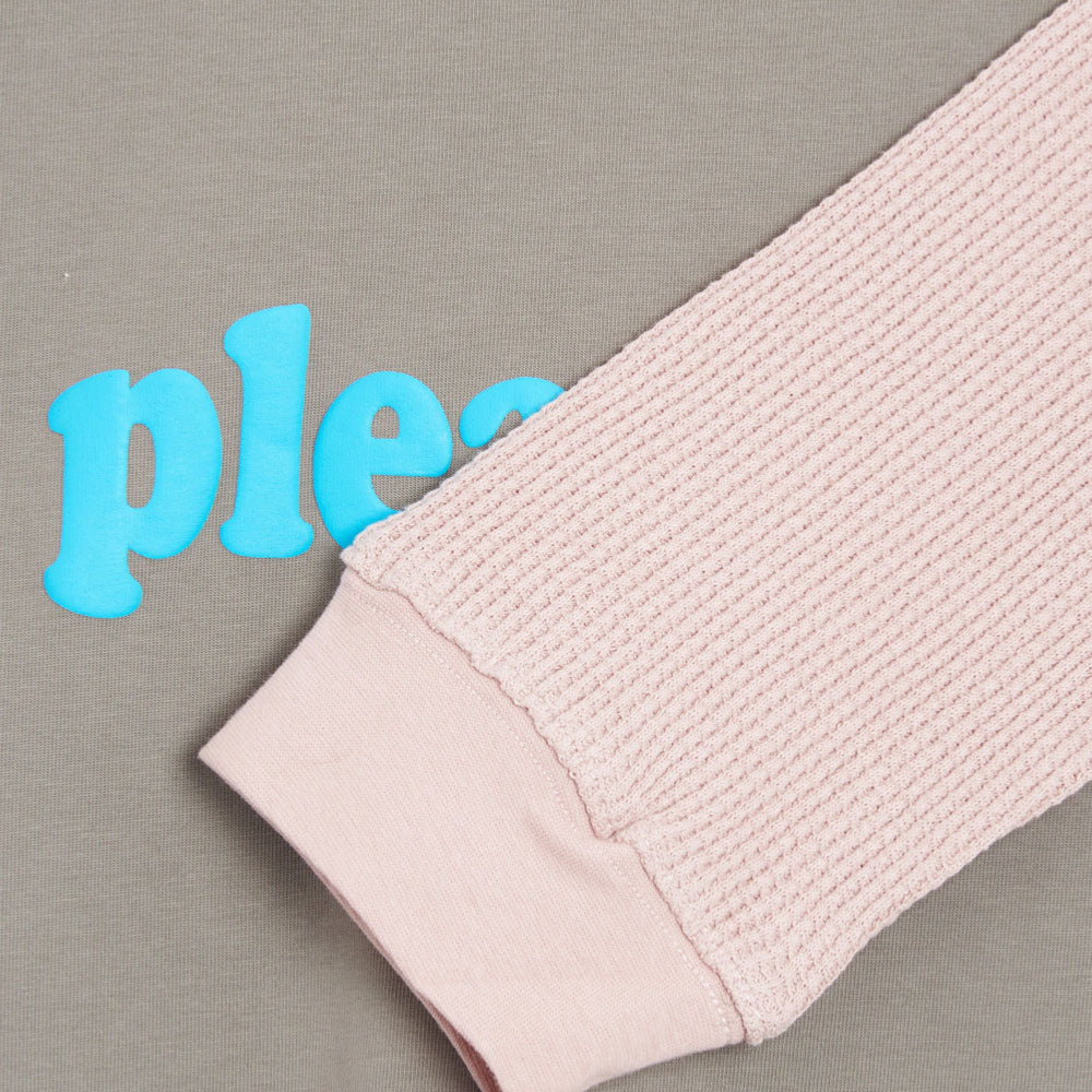 PLEASURES - INTERCOURSE RAGLAN LONG SLEEVE TEE - Grey