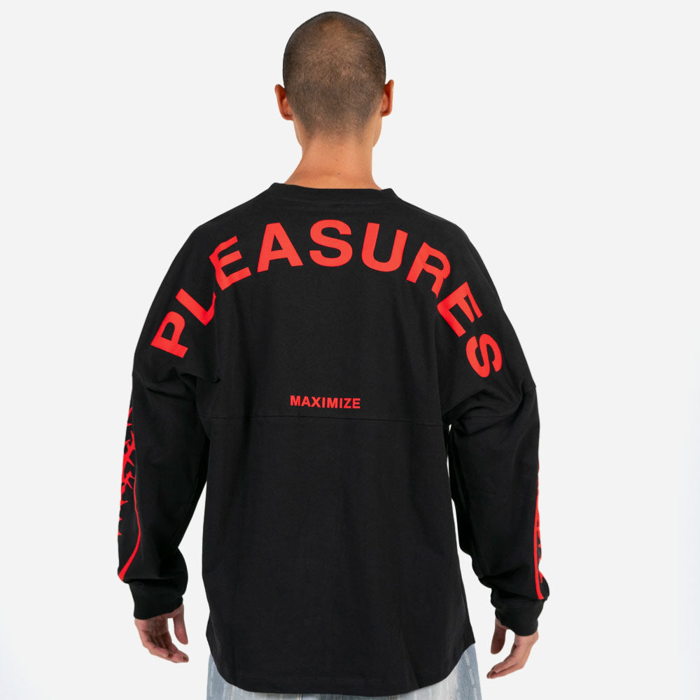 PLEASURES - MAXIMIZE JERSEY - Black