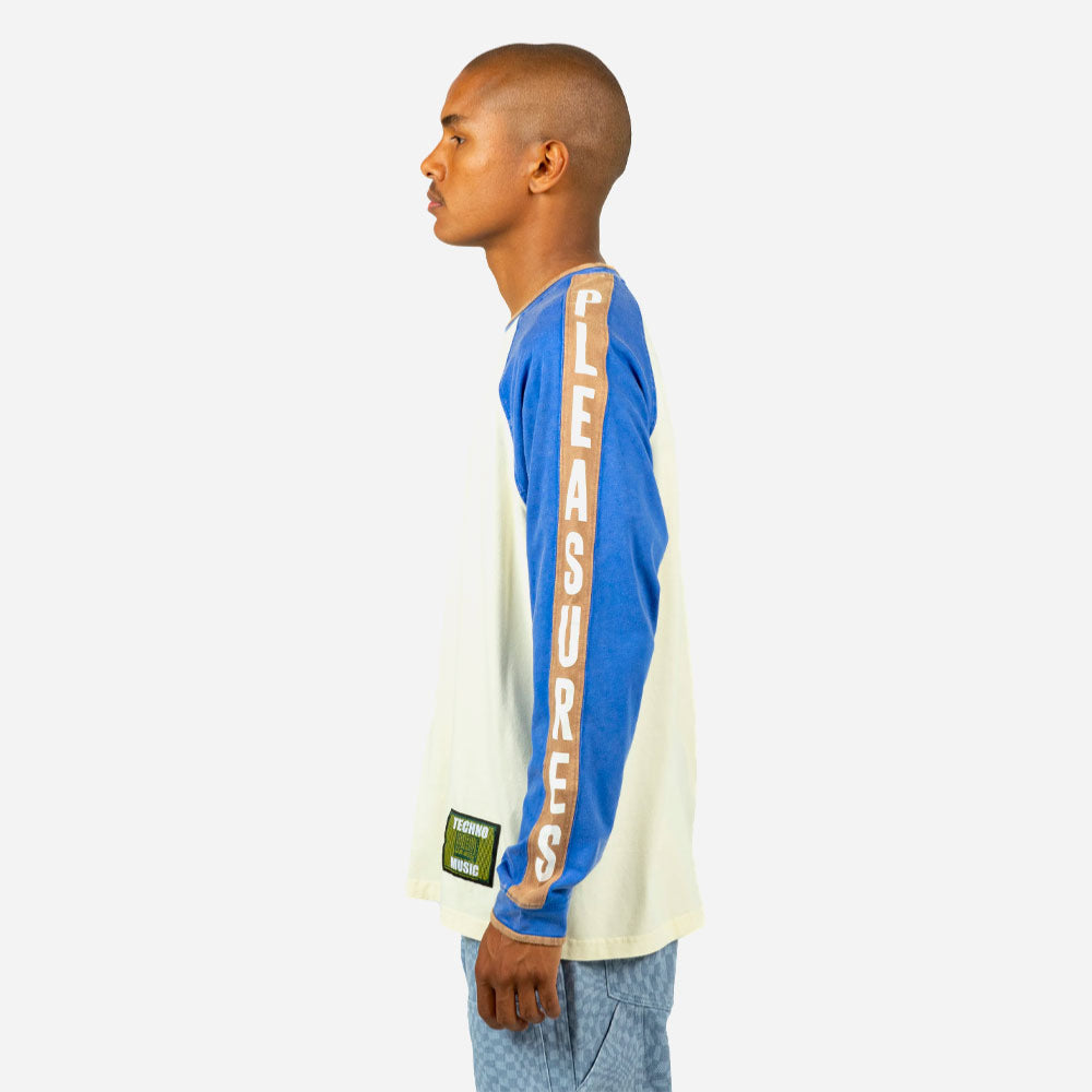 PLEASURES - TECHNO RAGLAN LONG SLEEVE - Off White