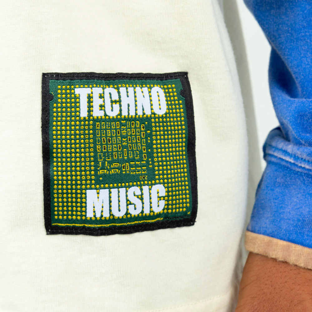 PLEASURES - TECHNO RAGLAN LONG SLEEVE - Off White