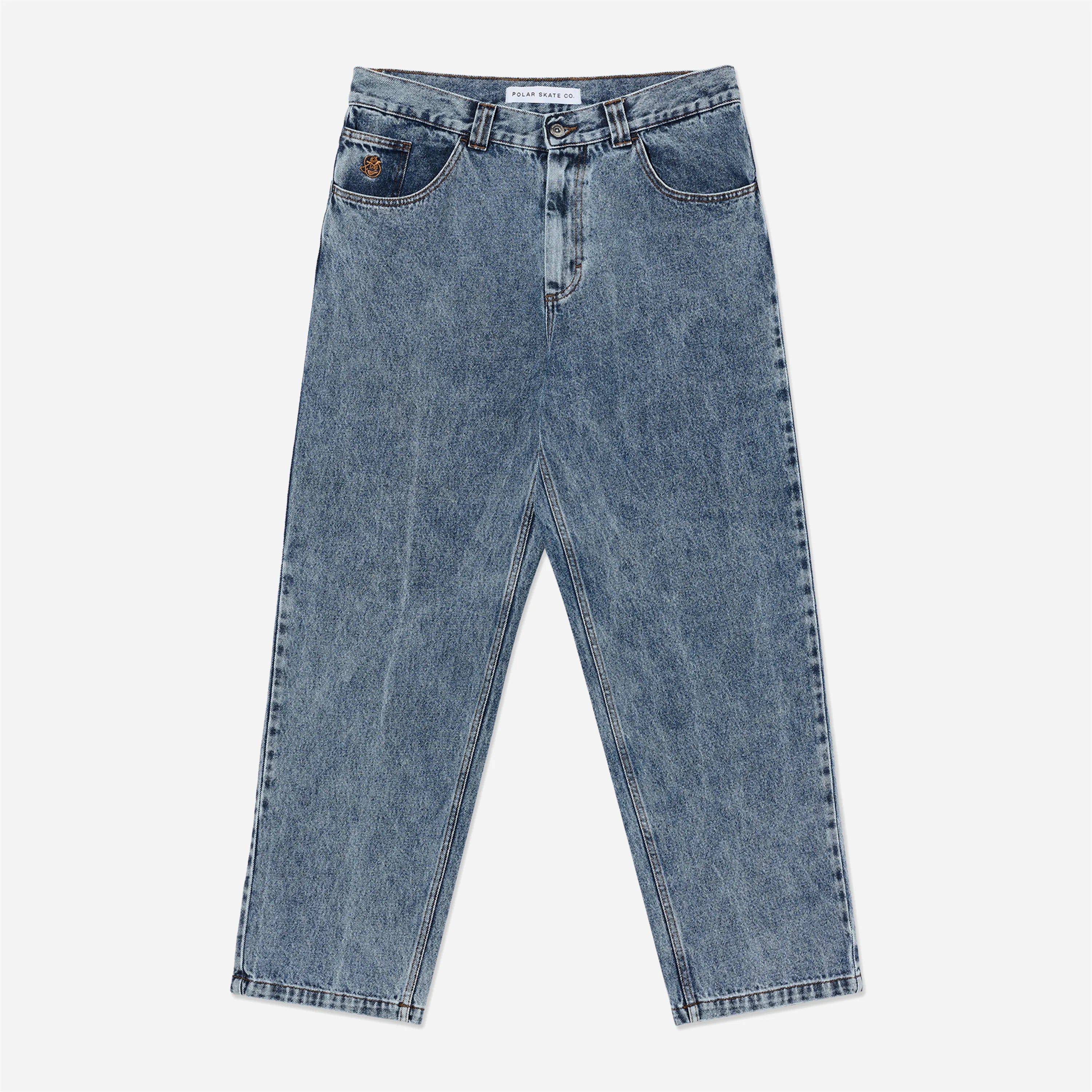 Jean Polar Skate Co. - '93! Denim Pants Heavy Washed Blue