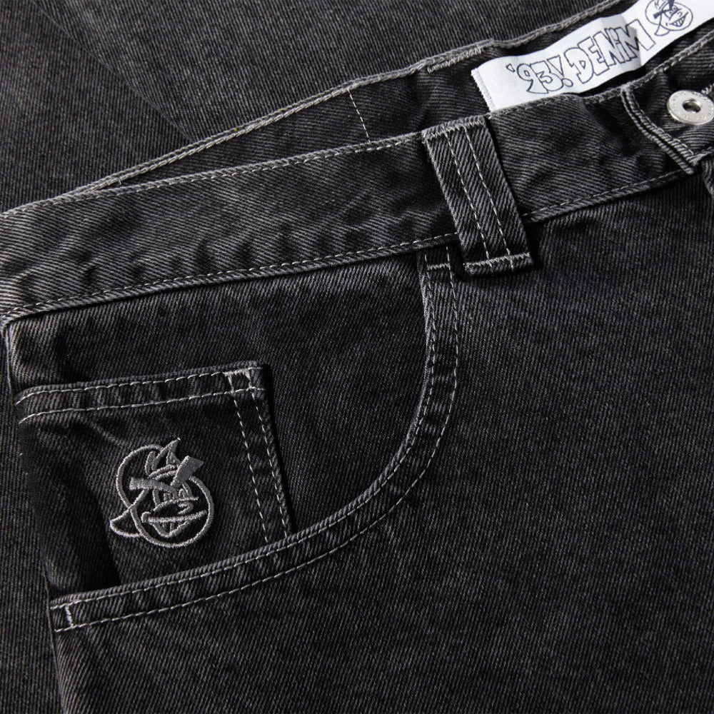 Polar Skate Co. - 93'S Jean Denim - Silver Black