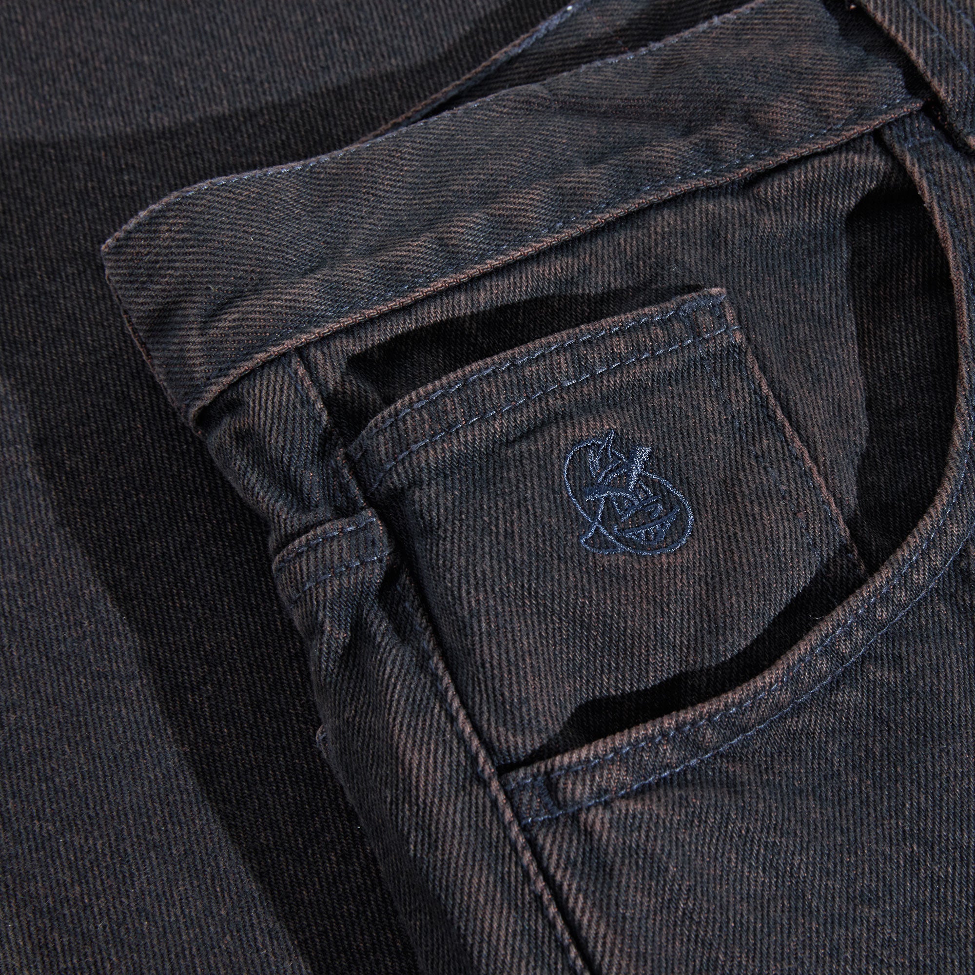 Polar Skate Co. - 93'S Jean Denim - Brown Blue