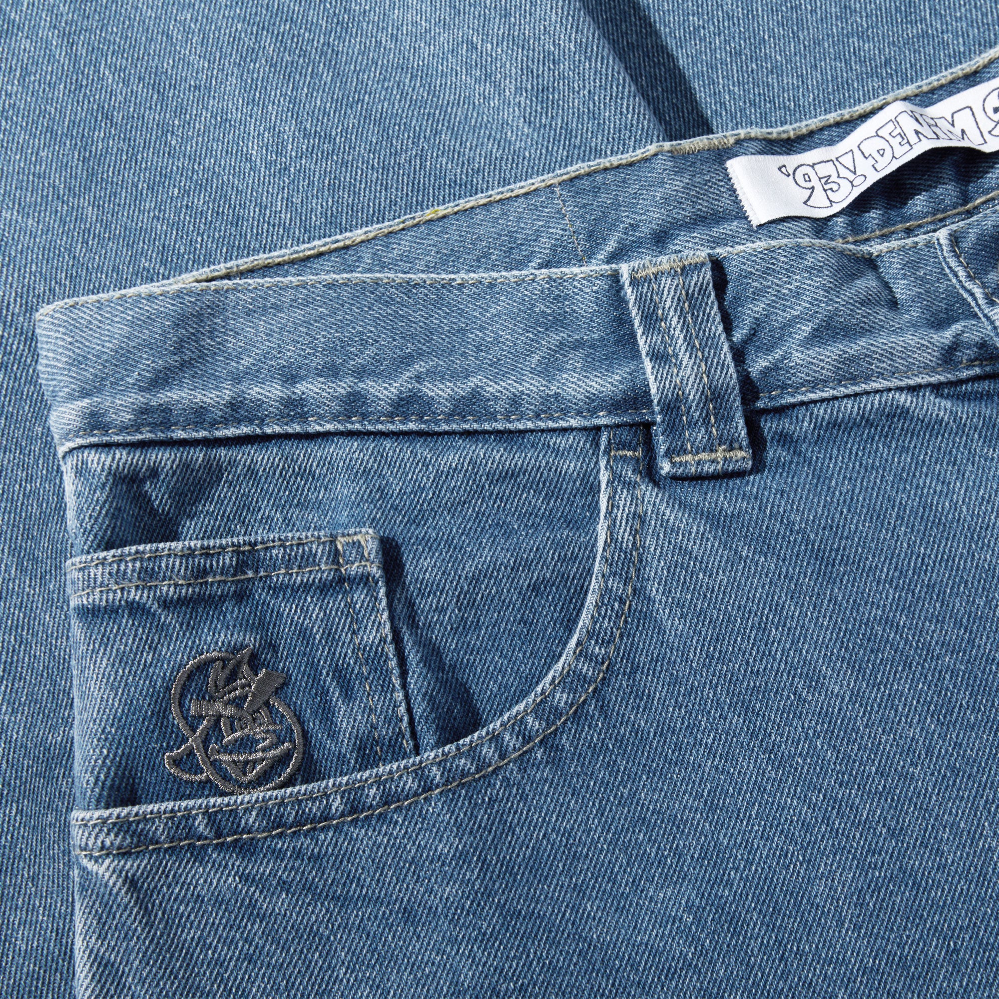 POLAR - 93'S JEAN DENIM - Mid Blue