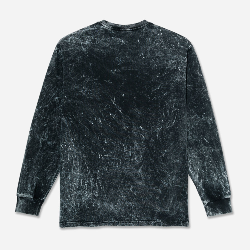 POLAR - ACID LS TEE CAGED HANDS - Black