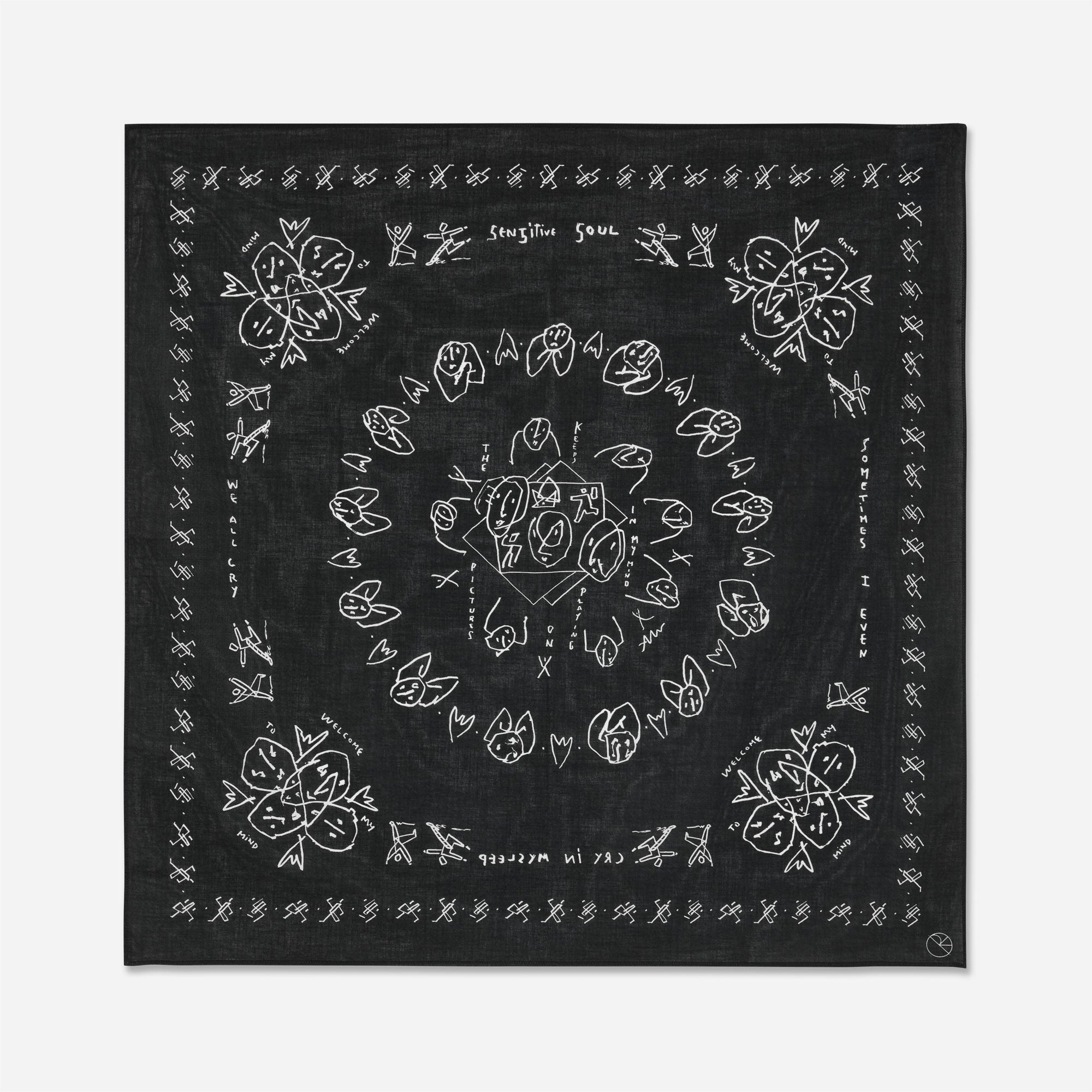 Polar - Welcome To My Mind Bandana - Black
