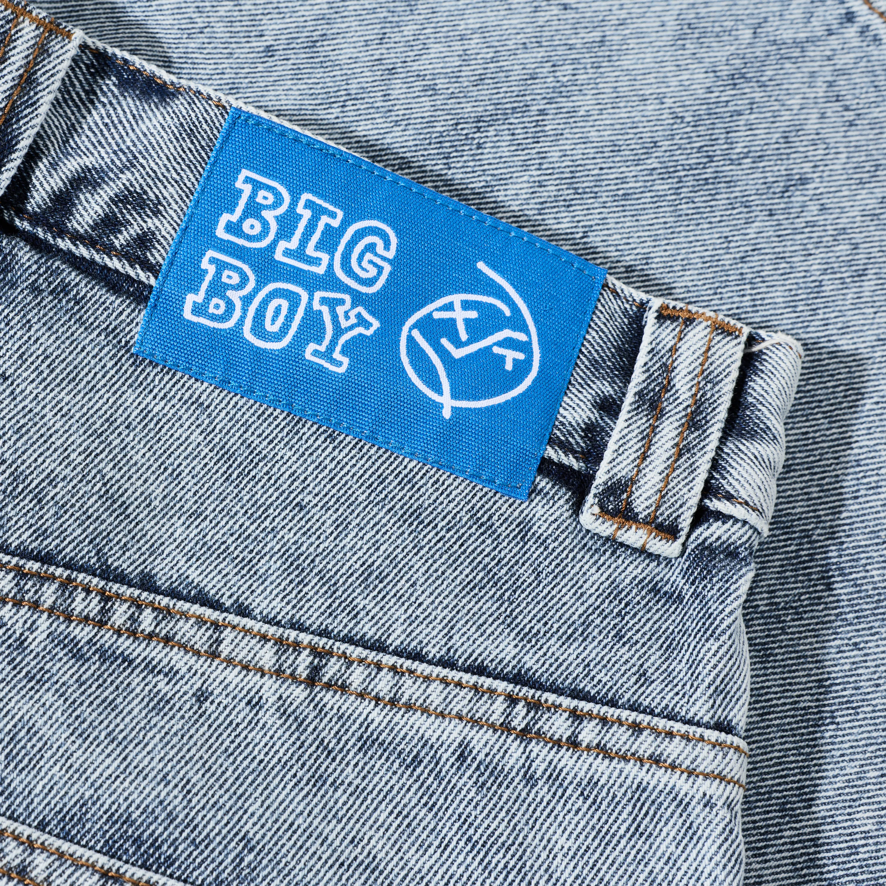 Short Polar Skate Co. - Big Boy Shorts Heavy Washed Blue