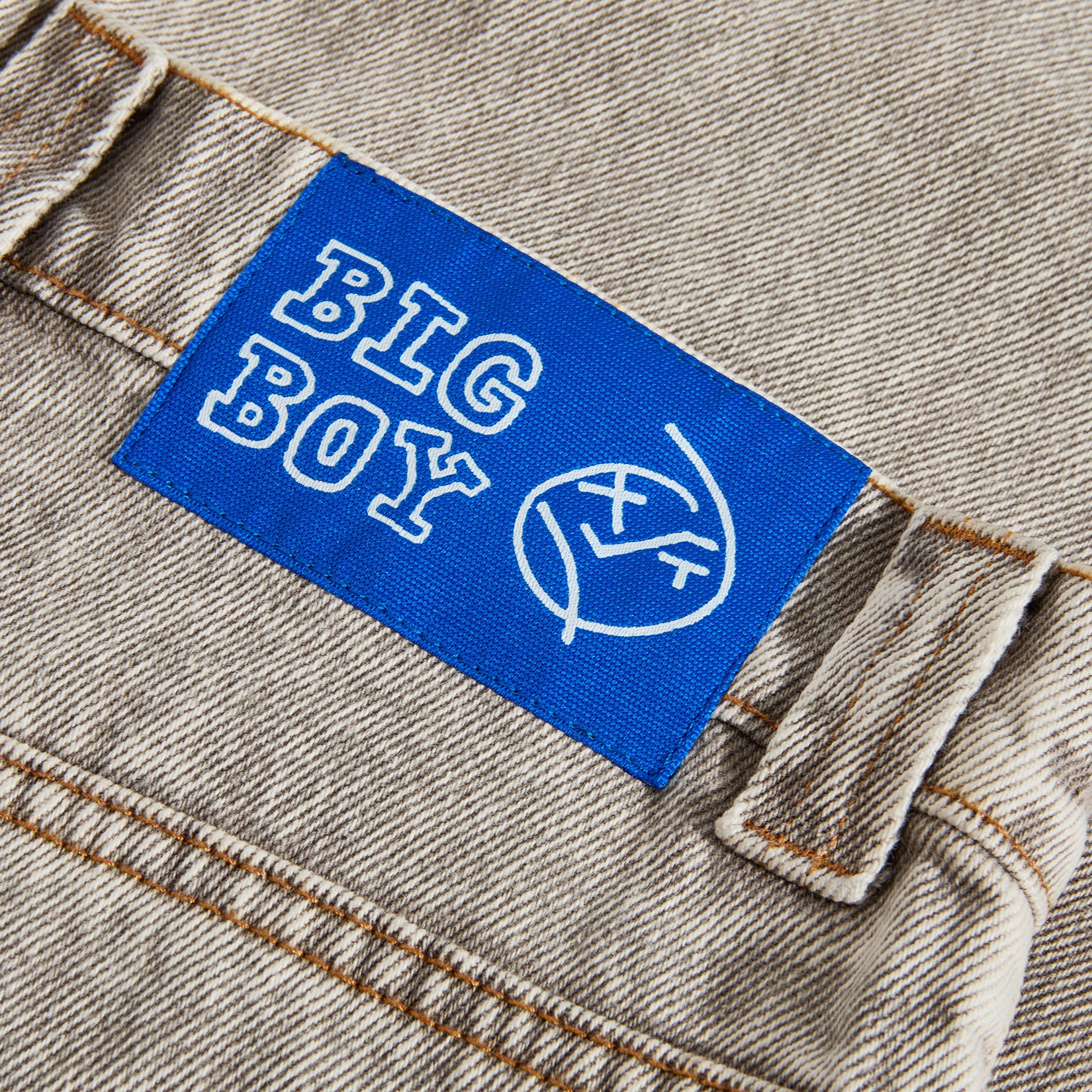 POLAR - BIG BOY JEAN DENIM - Brown Blue