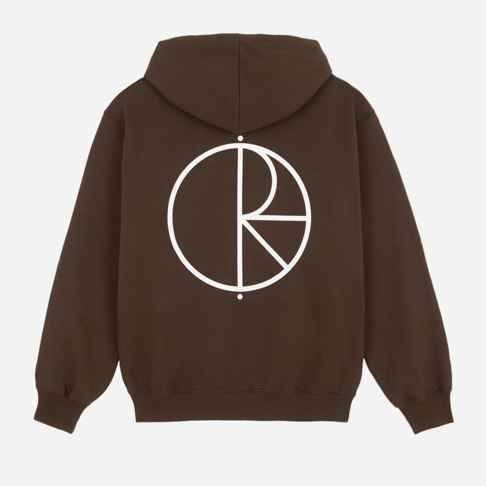 Polar - Dave Hoodie Stroke Logo - Chocolate